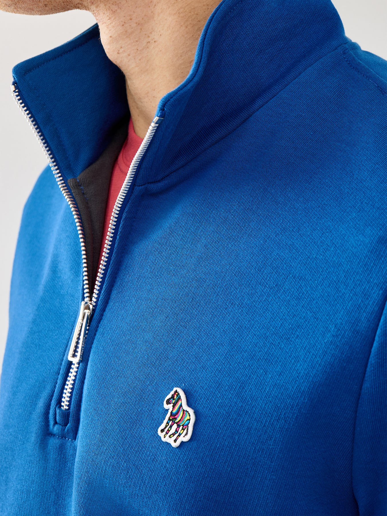 Half Zip Zebra Sweat - Image 3