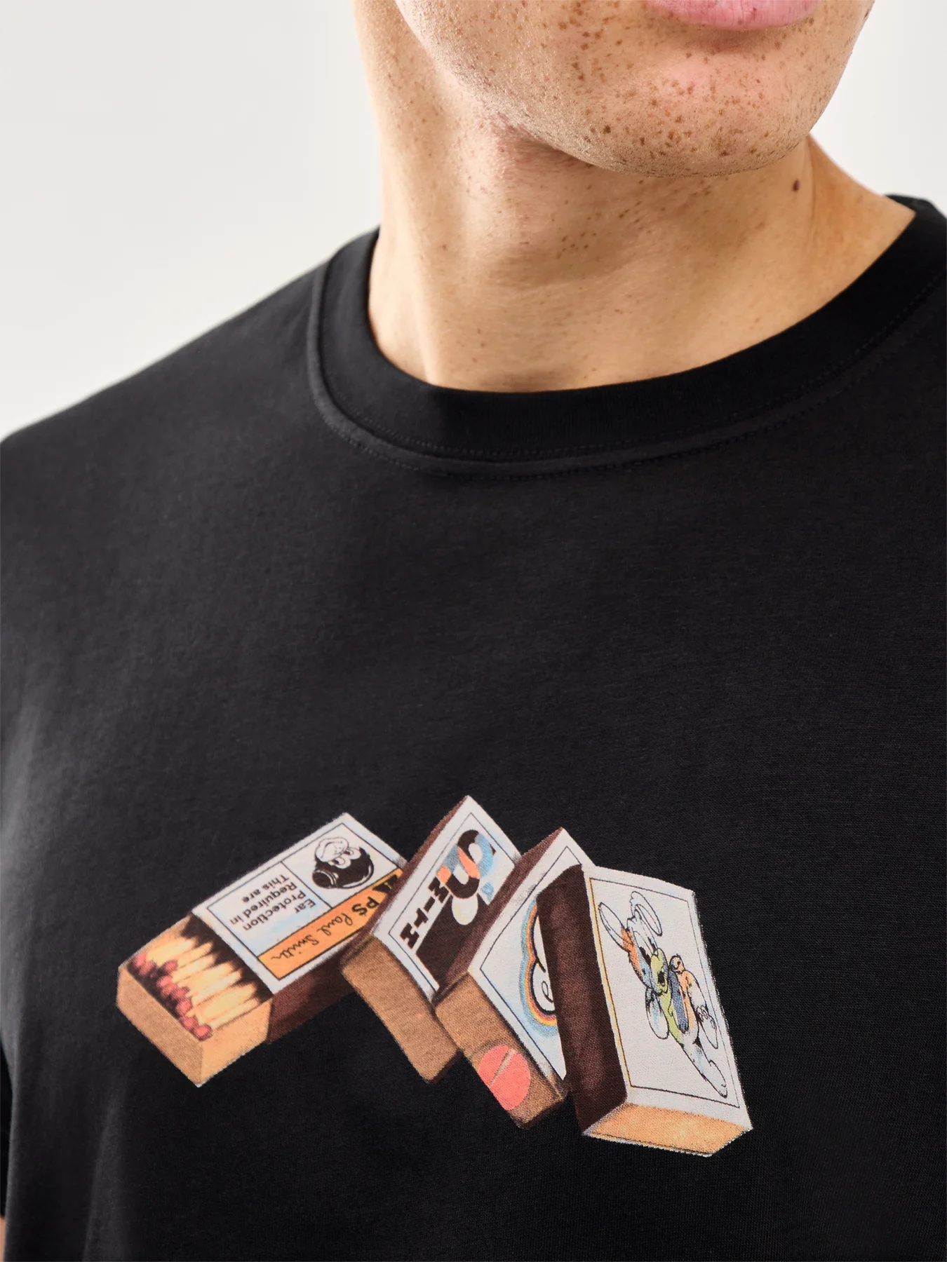 Matchboxes T-Shirt Black - Image 3