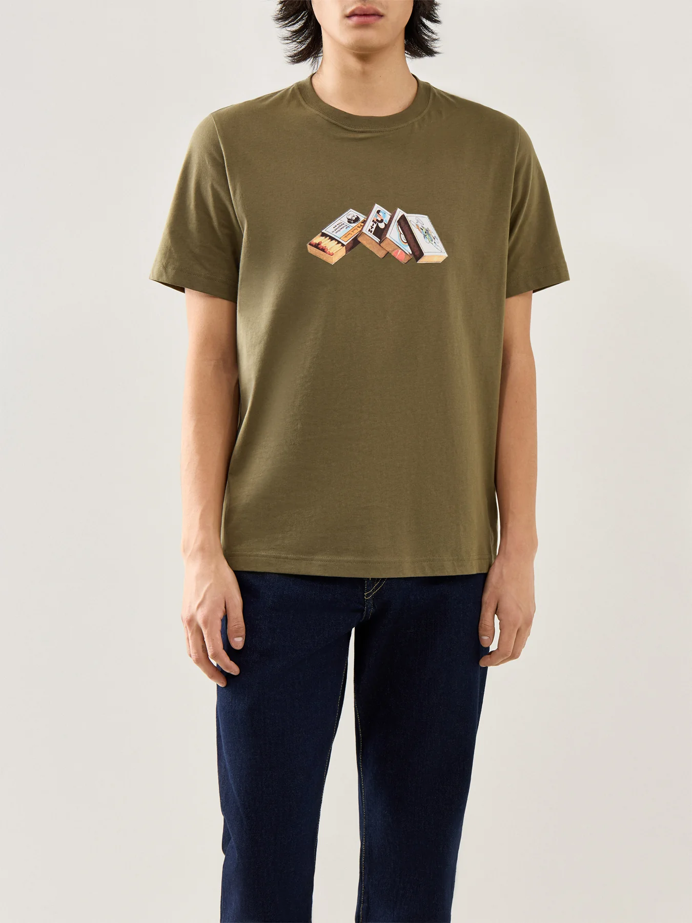 Matchboxes Graphic T-shirt Green - Image 4