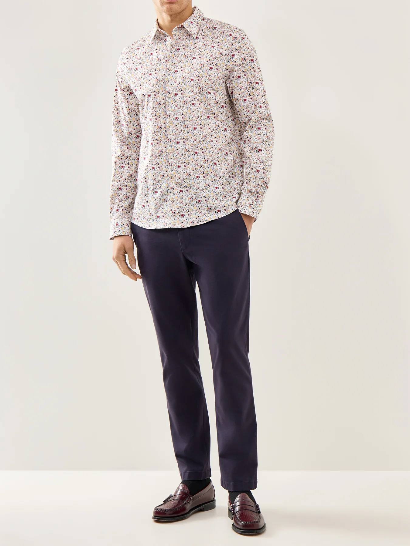 Mini Flowers Print Shirt - Image 2