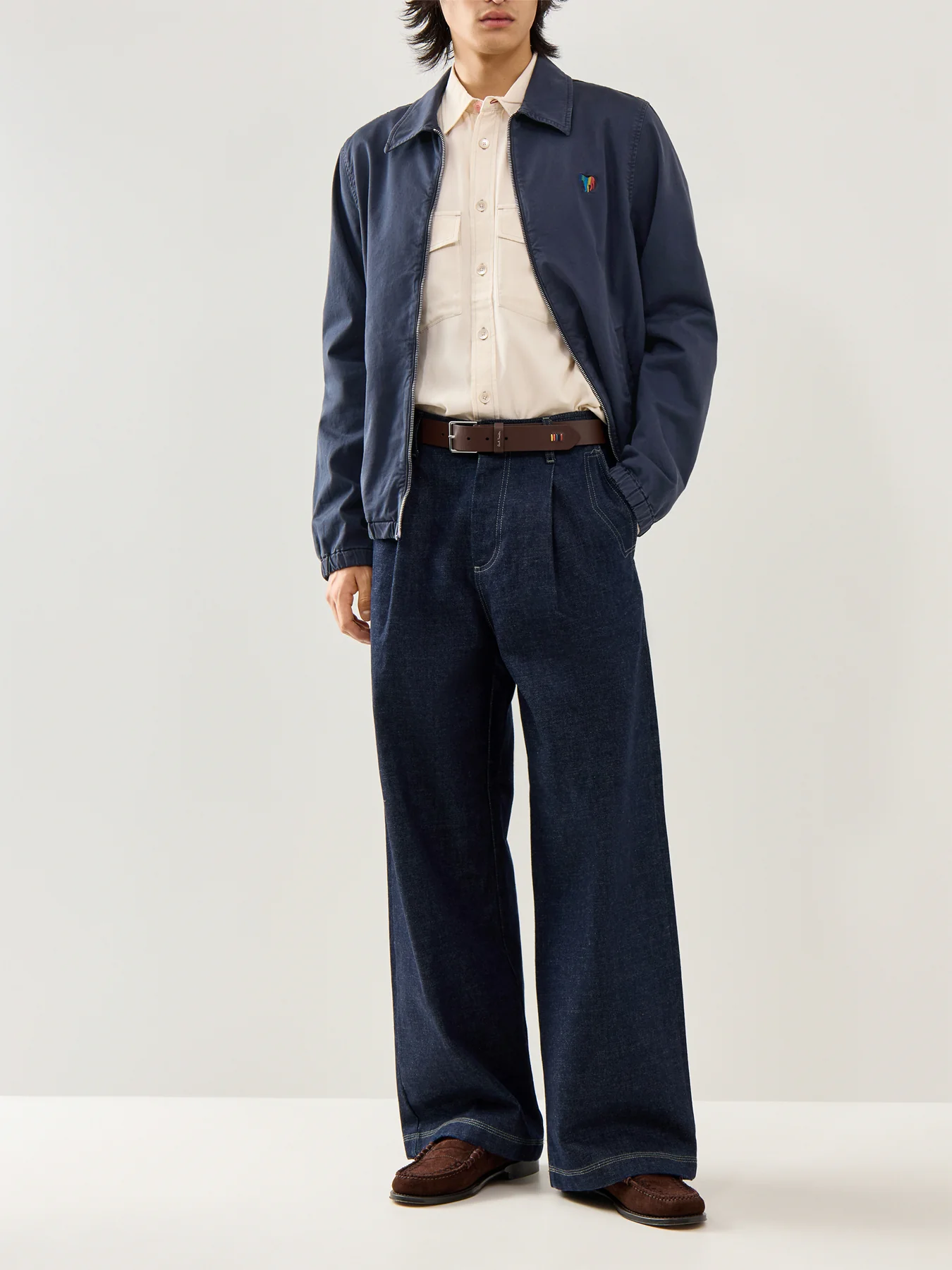 Soft Touch Double Pocket Shirt White - Image 2