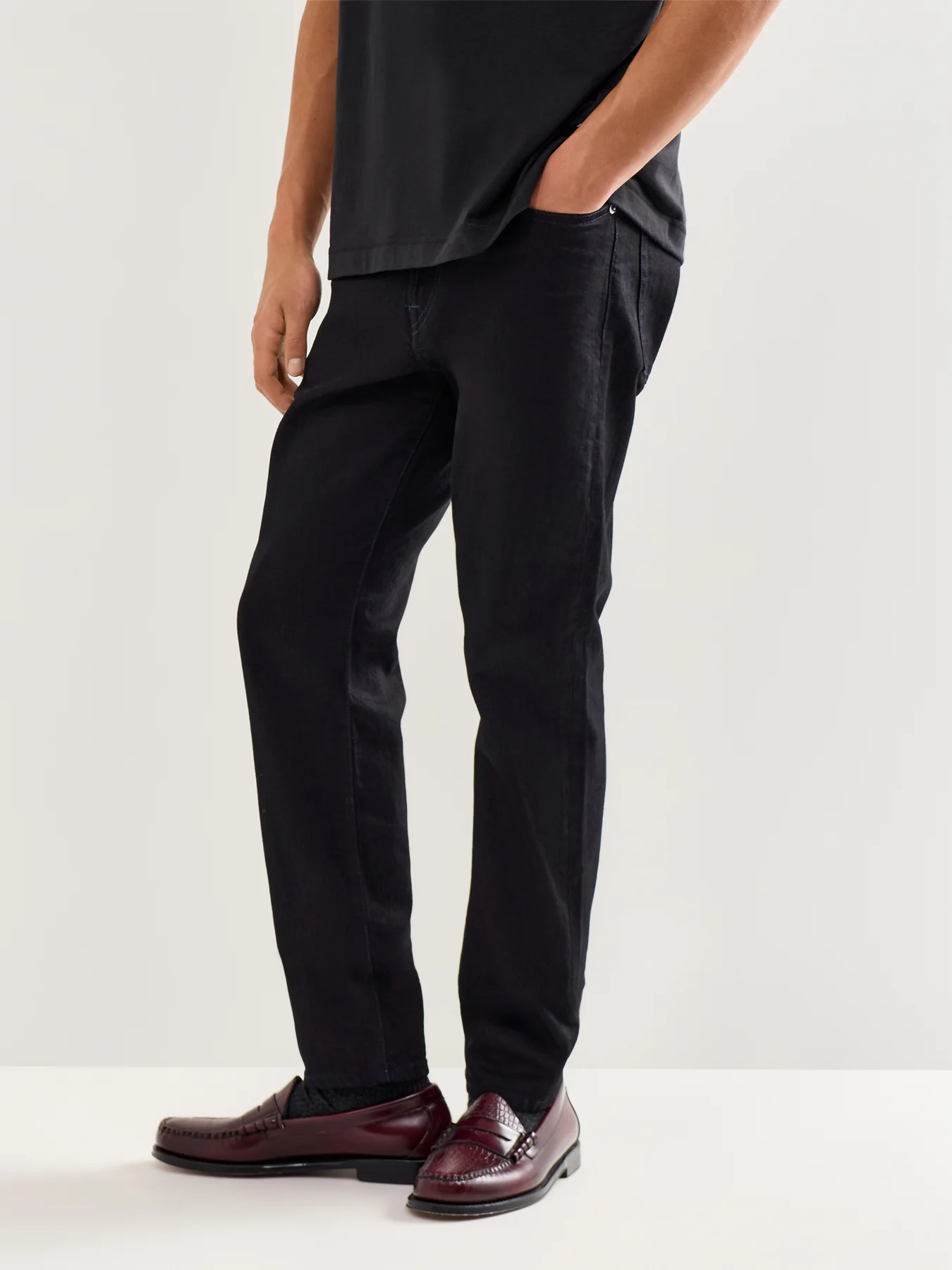 Tapered Fit Jeans Indigo - Image 4