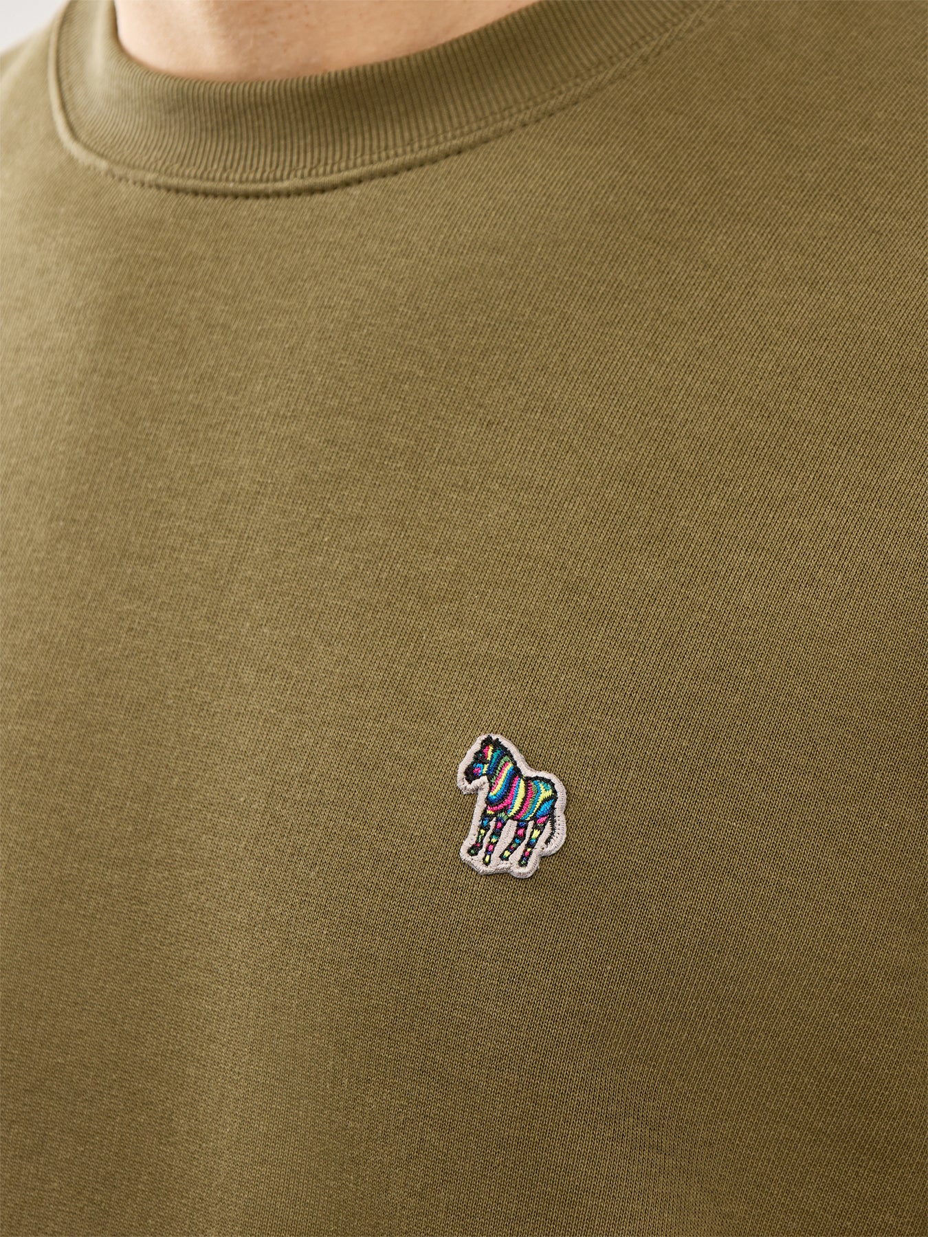 Zebra Sweatshirt Green - Image 3