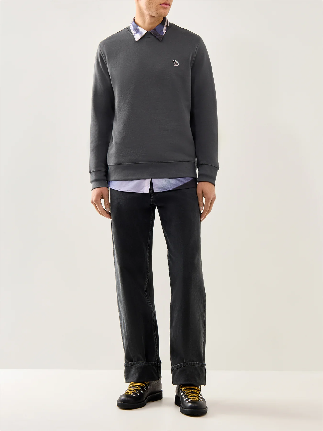Zebra Logo Sweatshirt Grey - Image 2