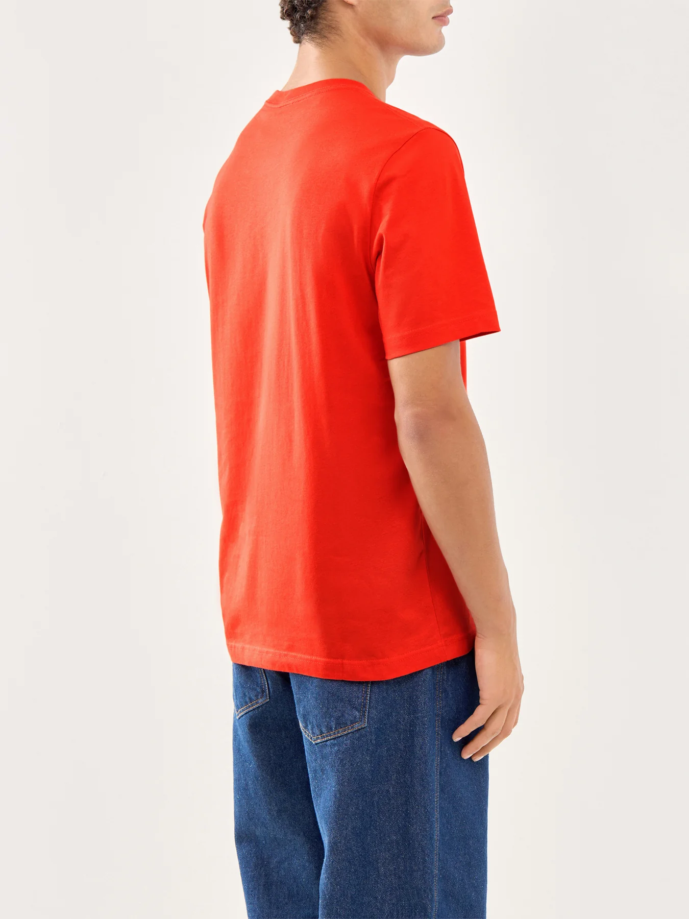 Zebra Short Sleeves Cotton Tee Coral - Image 5