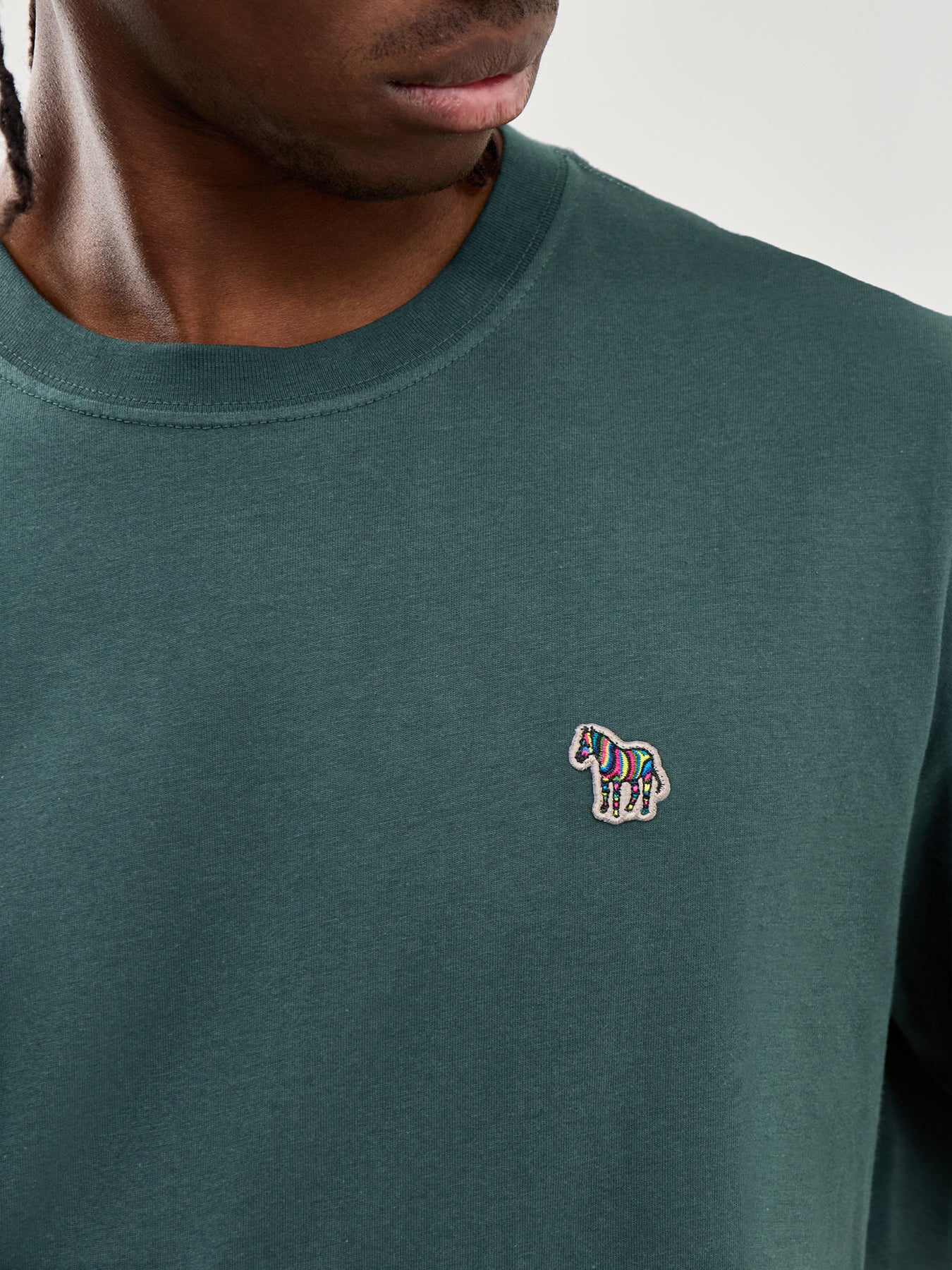 Zebra Tee Petrol Green - Image 3