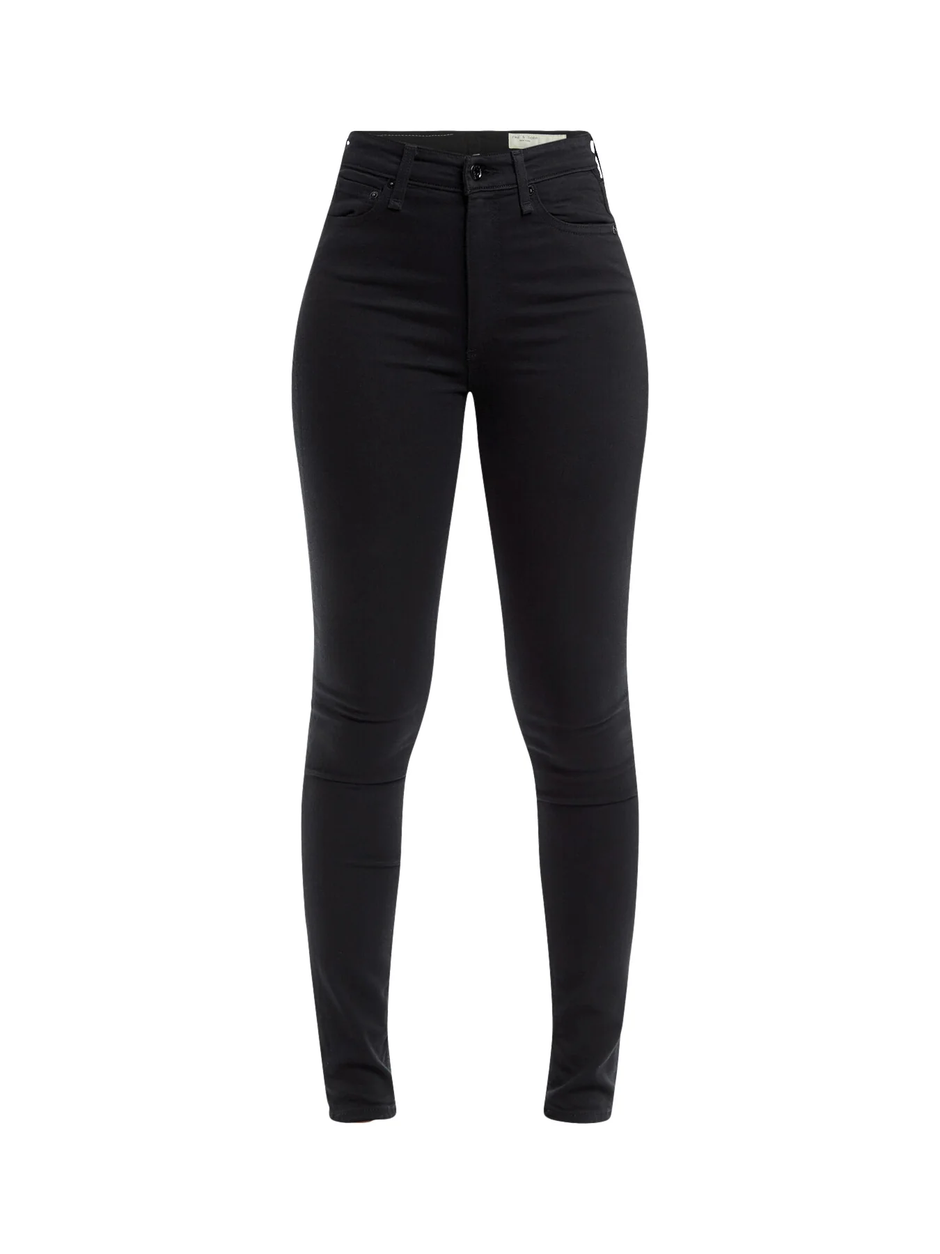 Nina High Rise Skinny Jeans Black - Image 6