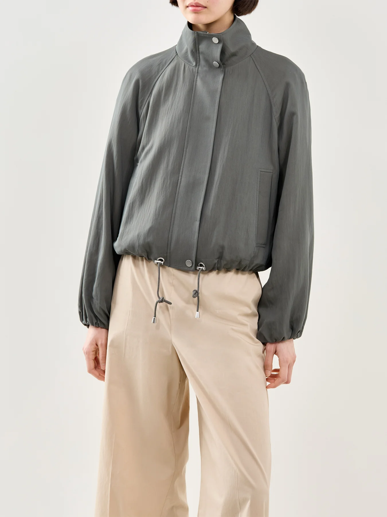 Blake Zip Up Jacket Green - Image 4