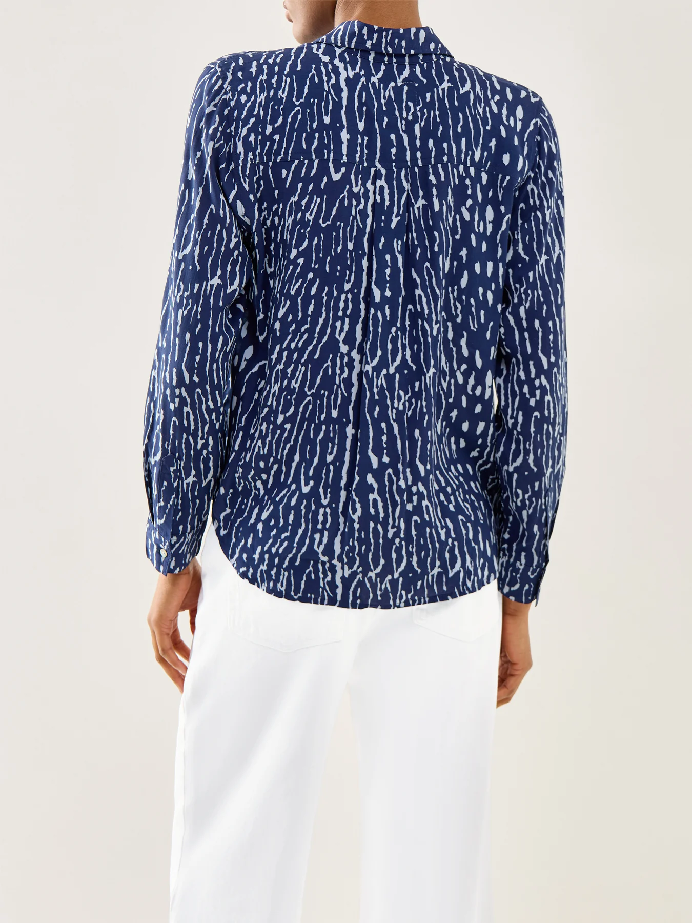 Josephine Shirt Navy - Image 5