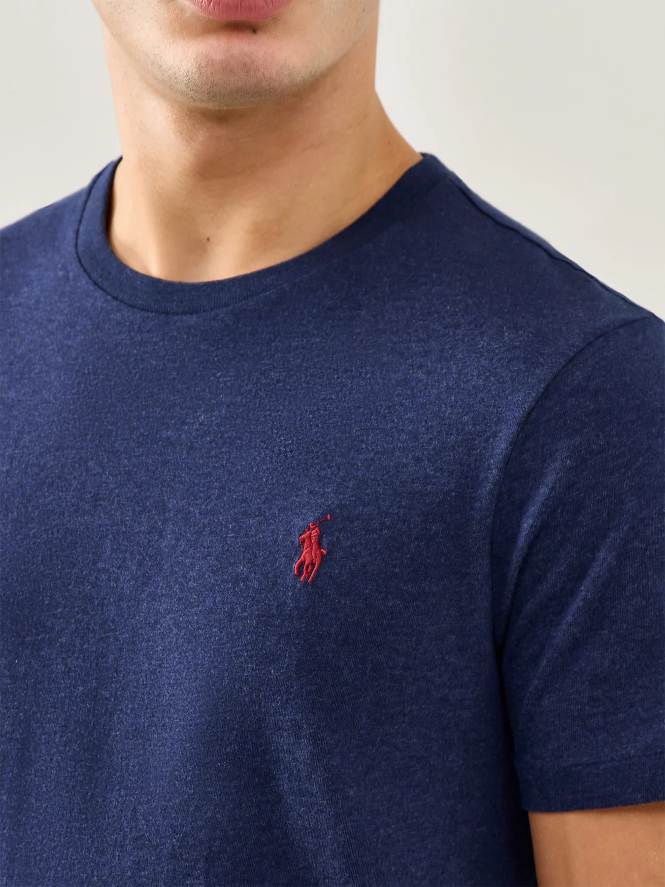 Basic Cotton Tee Navy - Image 3