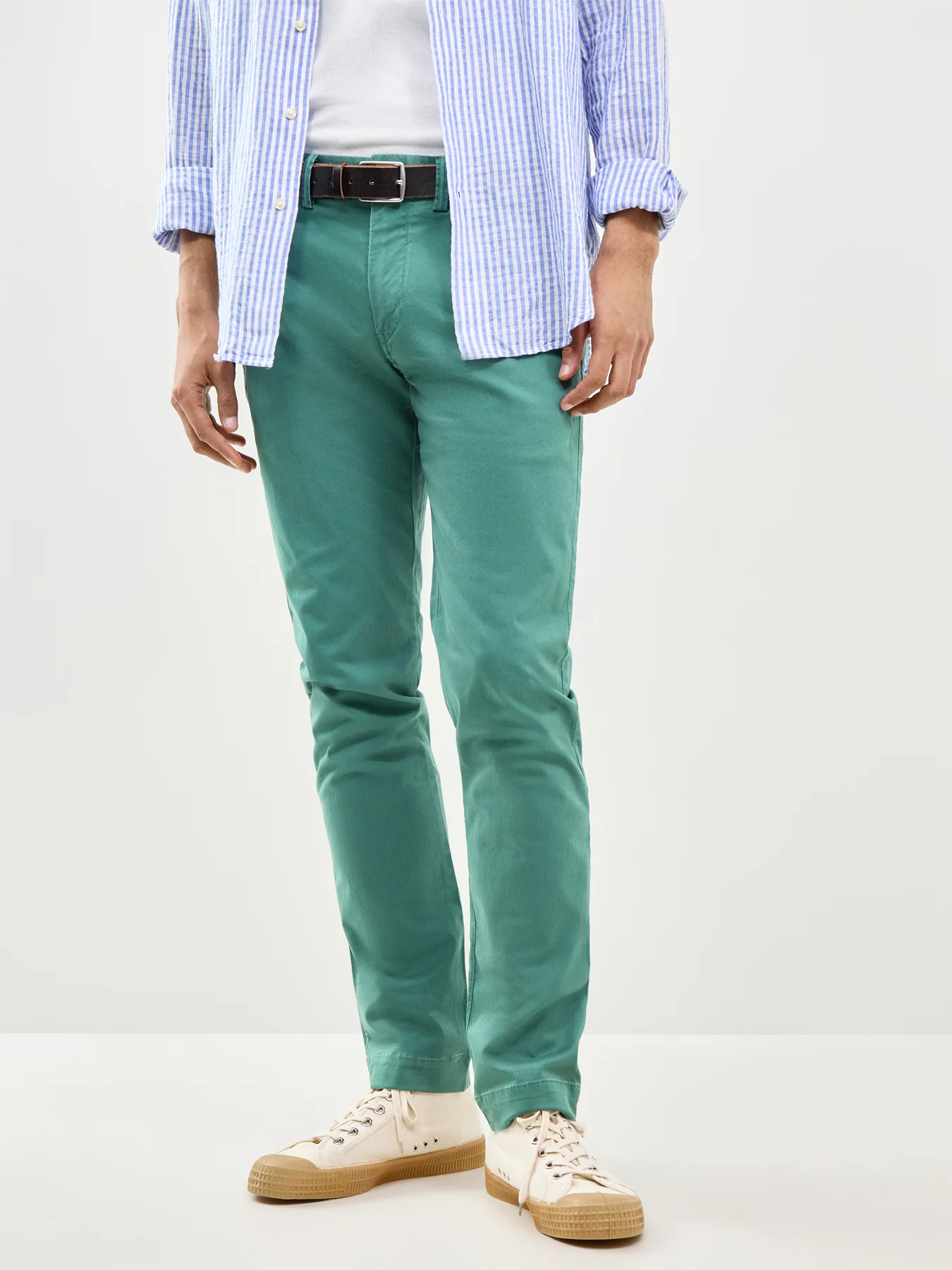 Bedford Chino Trousers Green - Image 4