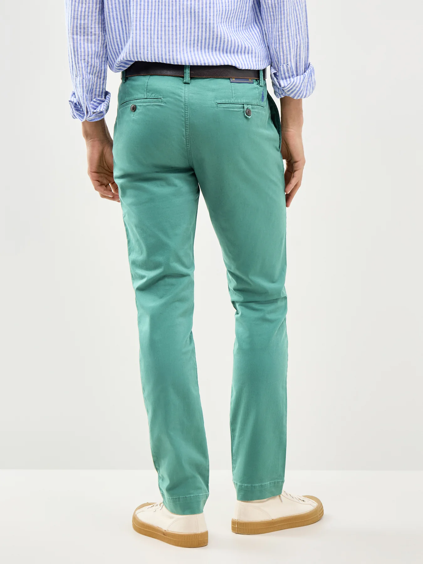 Bedford Chino Trousers Green - Image 5