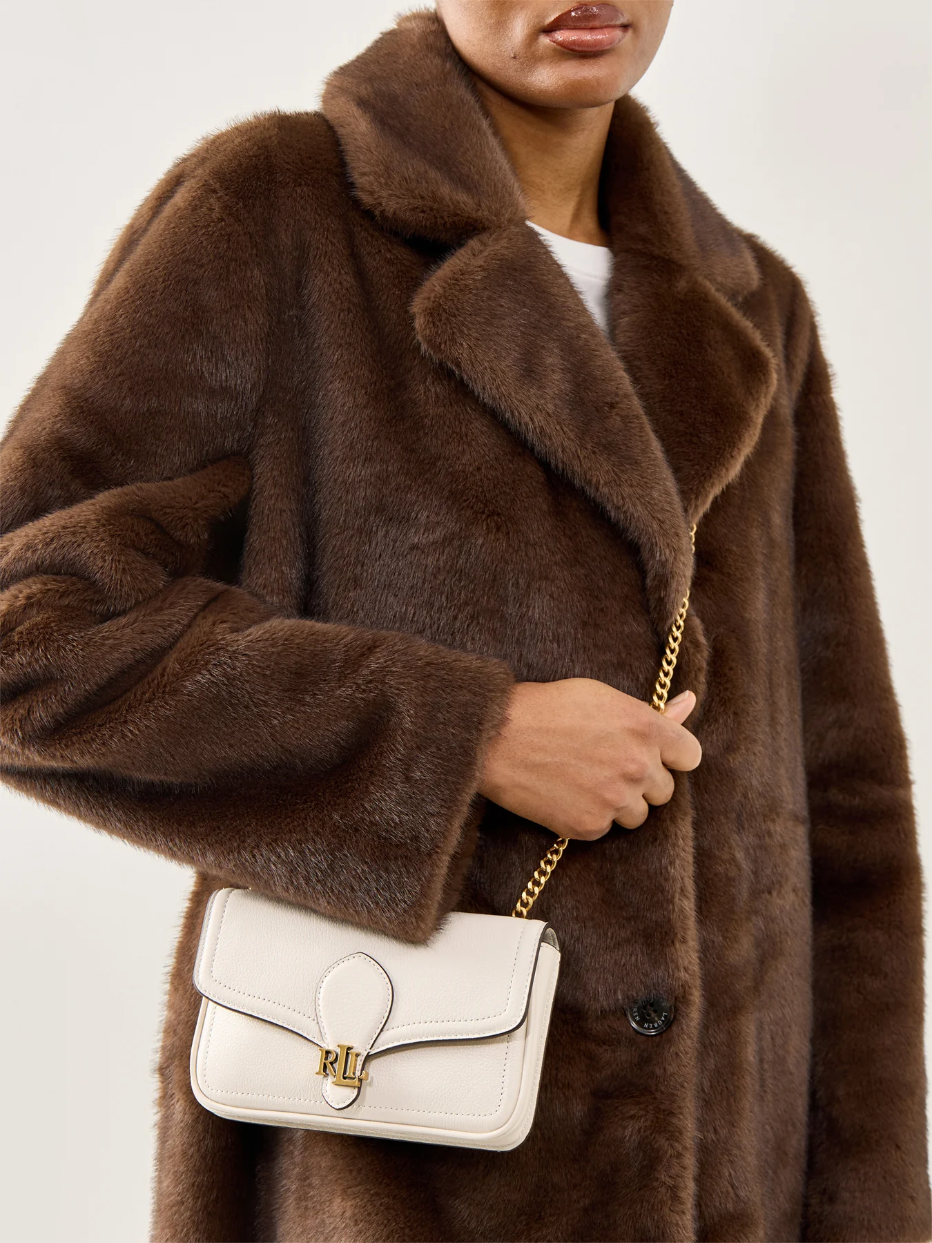 Bradley Large Wallet on a Chain White - Image 2