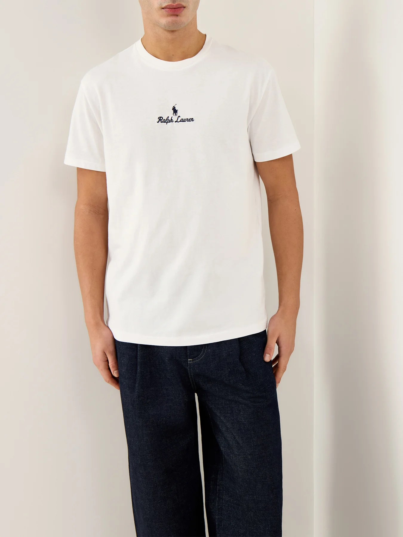 Central Rope Logo T-Shirt White - Image 4