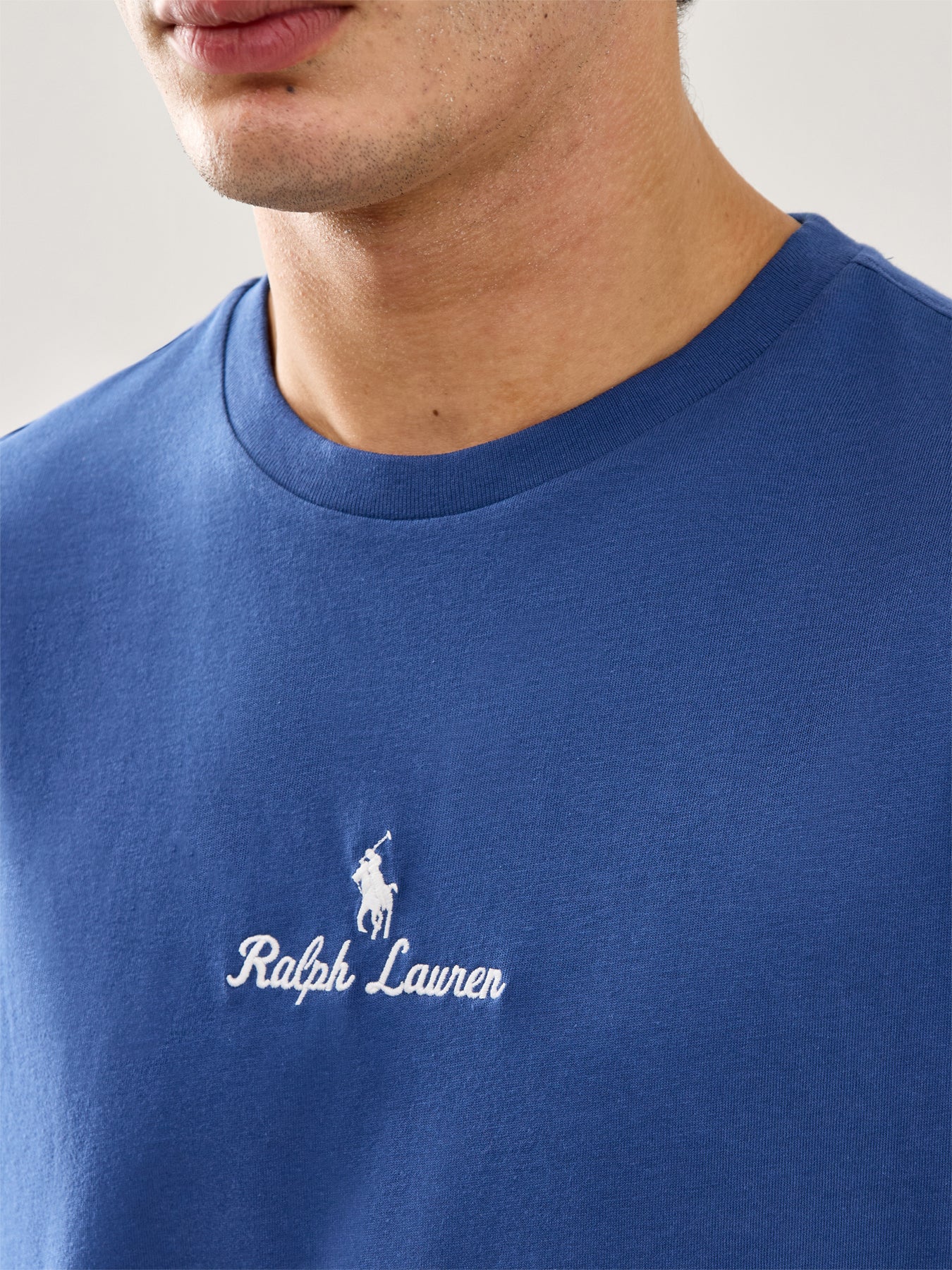 Central Rope Logo T-Shirt Blue - Image 3