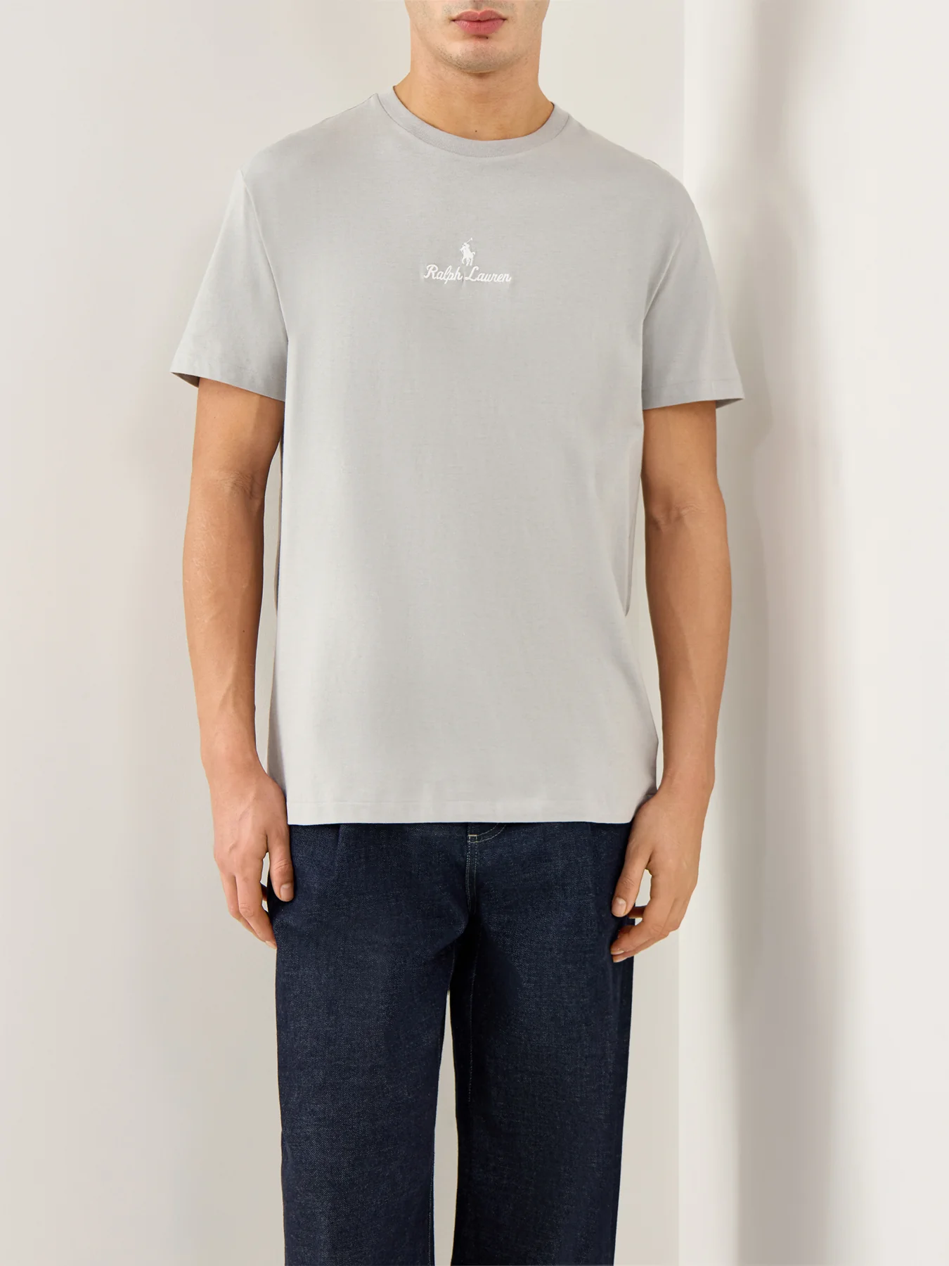 Central Rope Logo T-Shirt Grey - Image 4