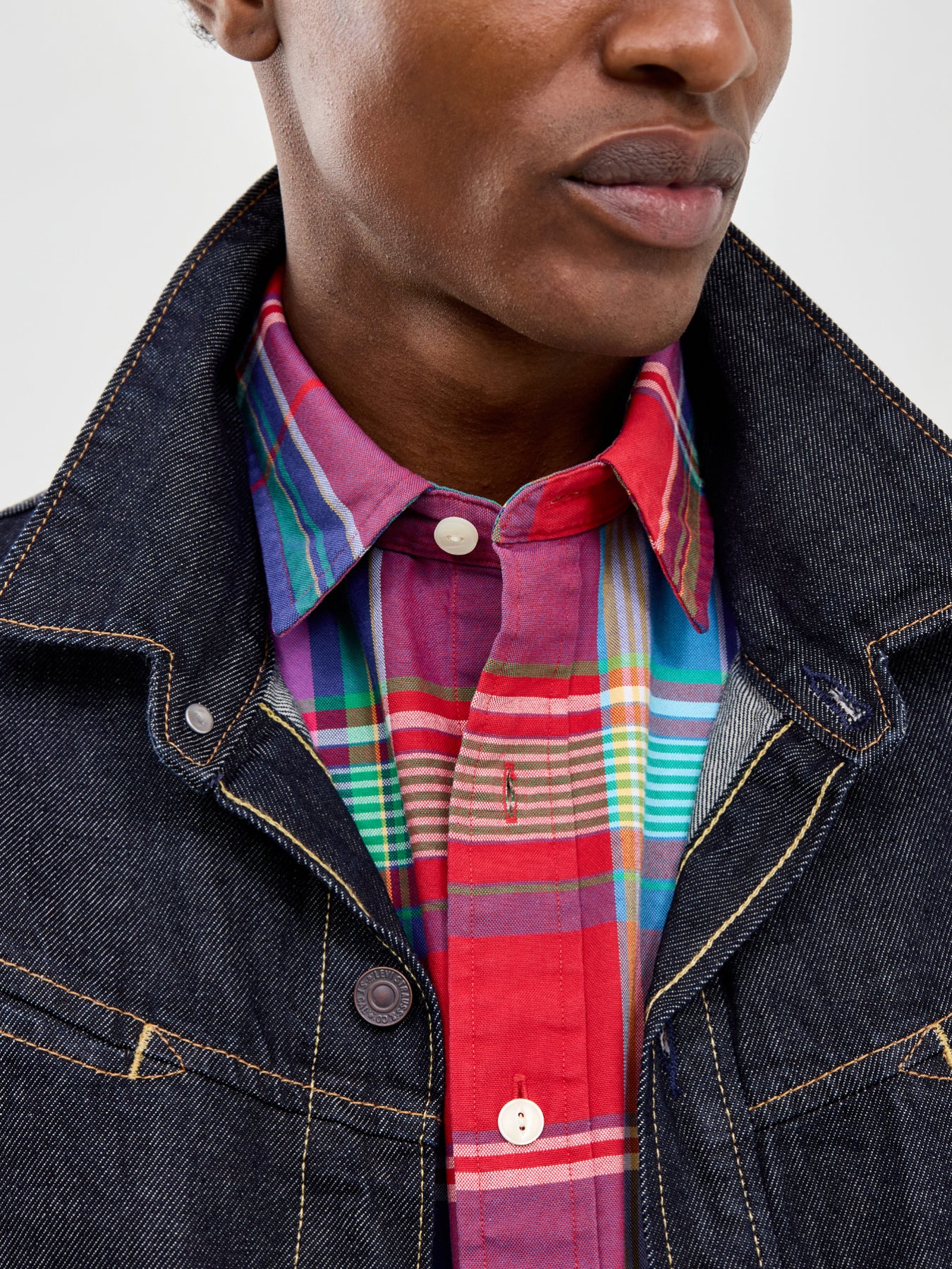Plaid Oxford Shirt - Image 3