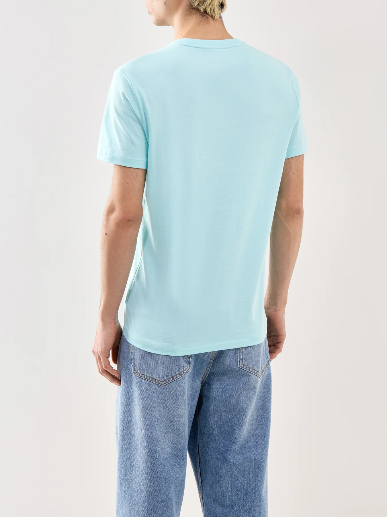 Classic T-Shirt Aqua Blue - Image 5