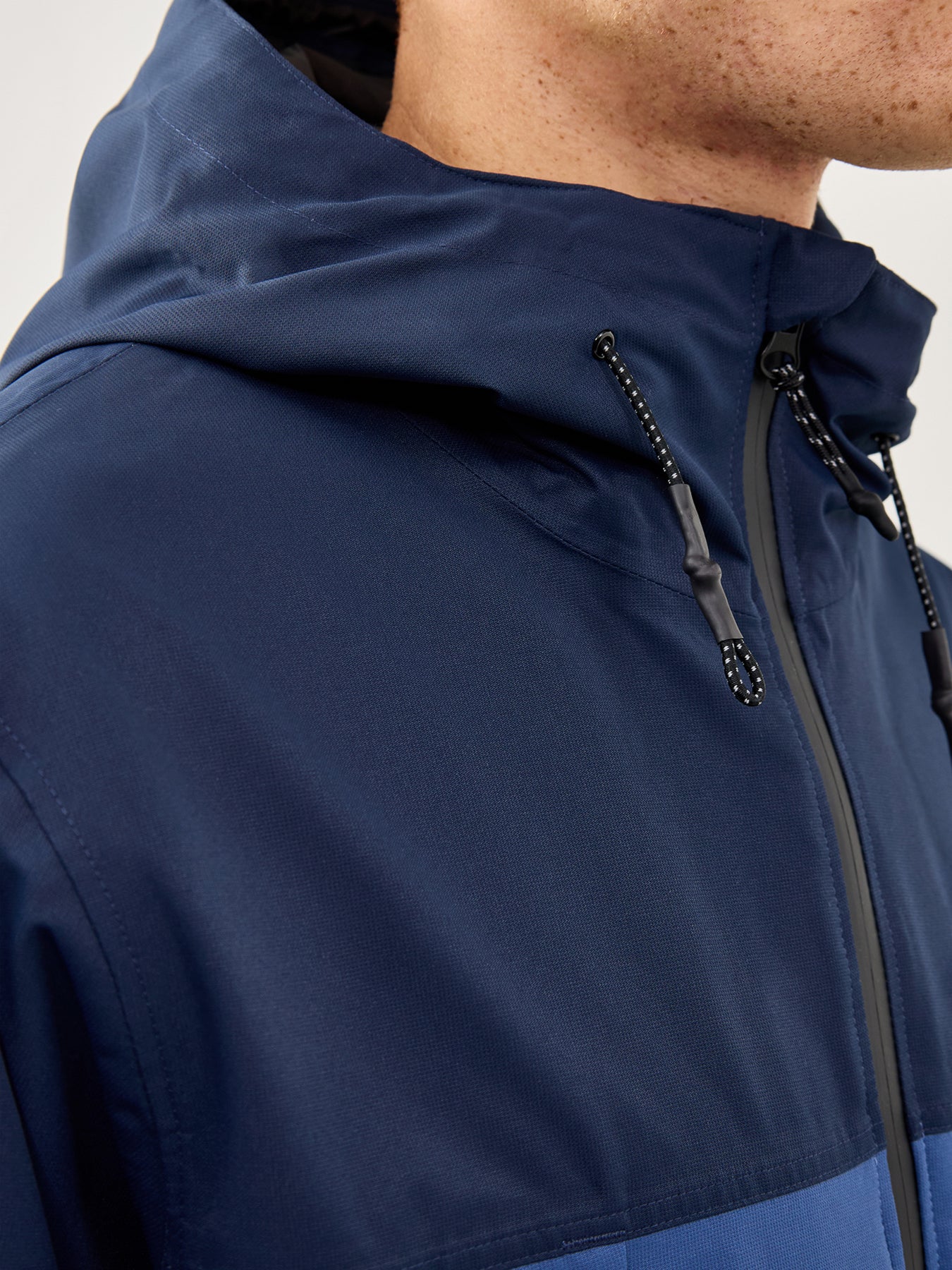 Colourblock Hooded Padded Jacket Multi - Image 3