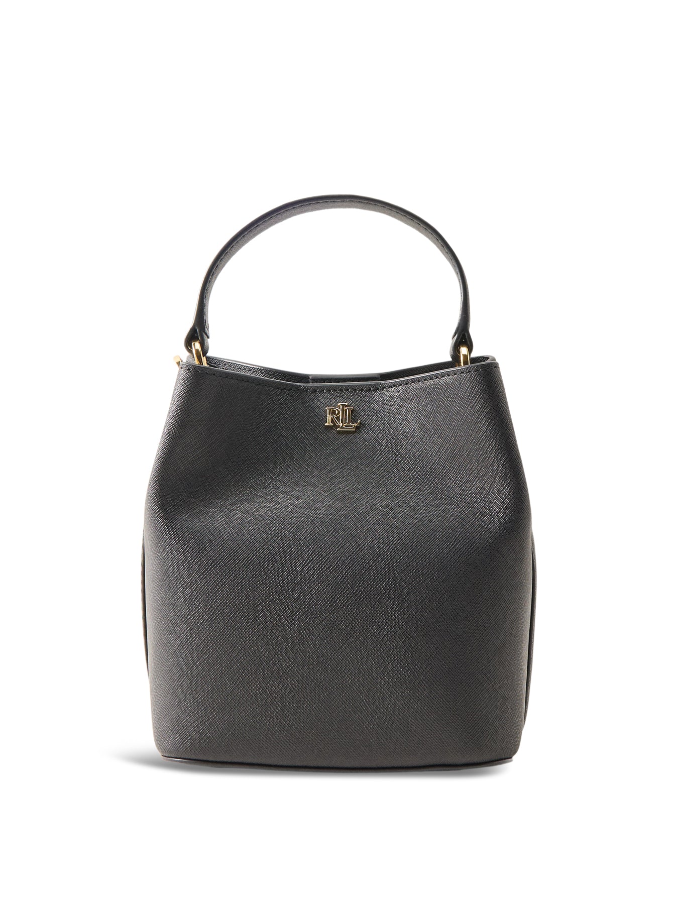 Reese Crosshatch Leather Small Bag Black