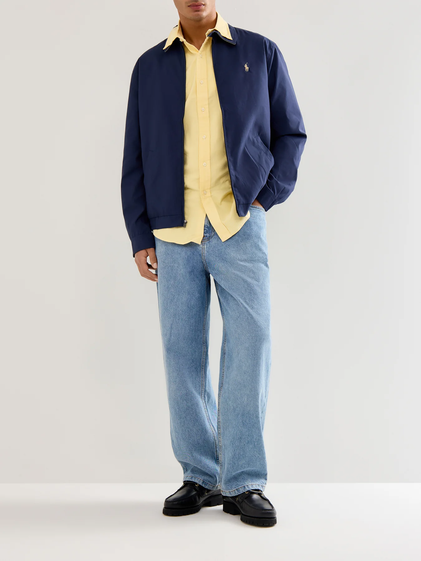 Custom Fit Cotton Oxford Shirt Yellow Cotton - Image 2