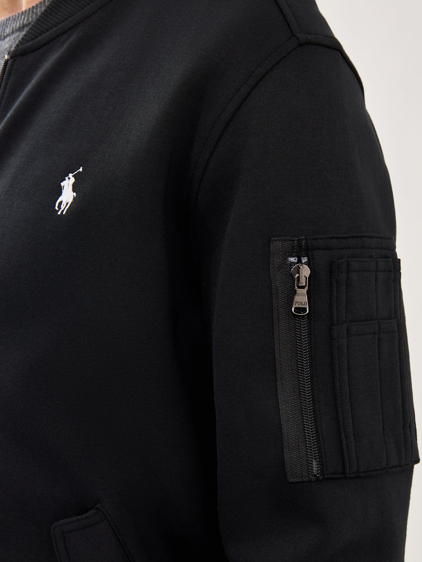 Double Knit Bomber Black - Image 3