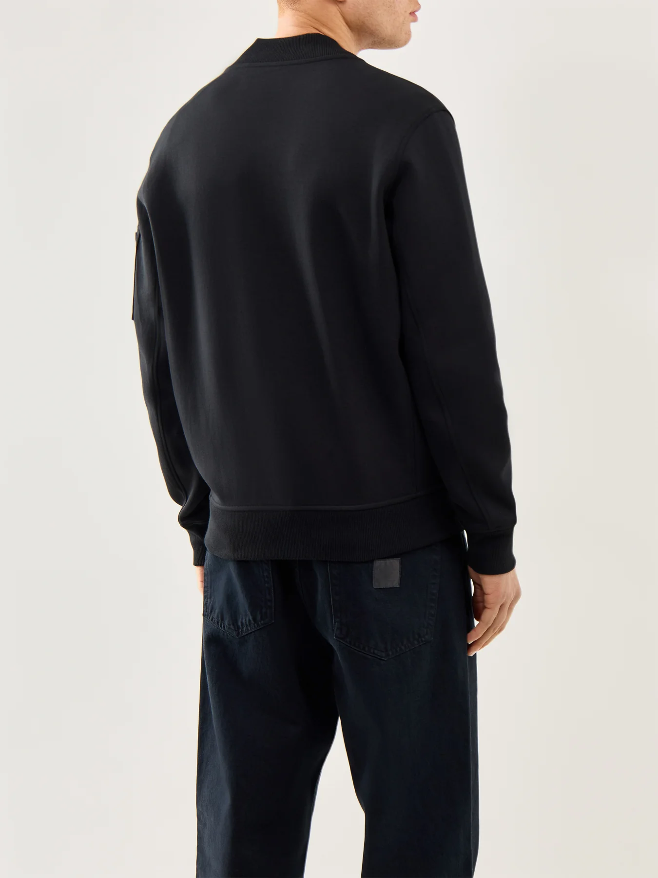Double Knit Bomber Black - Image 5
