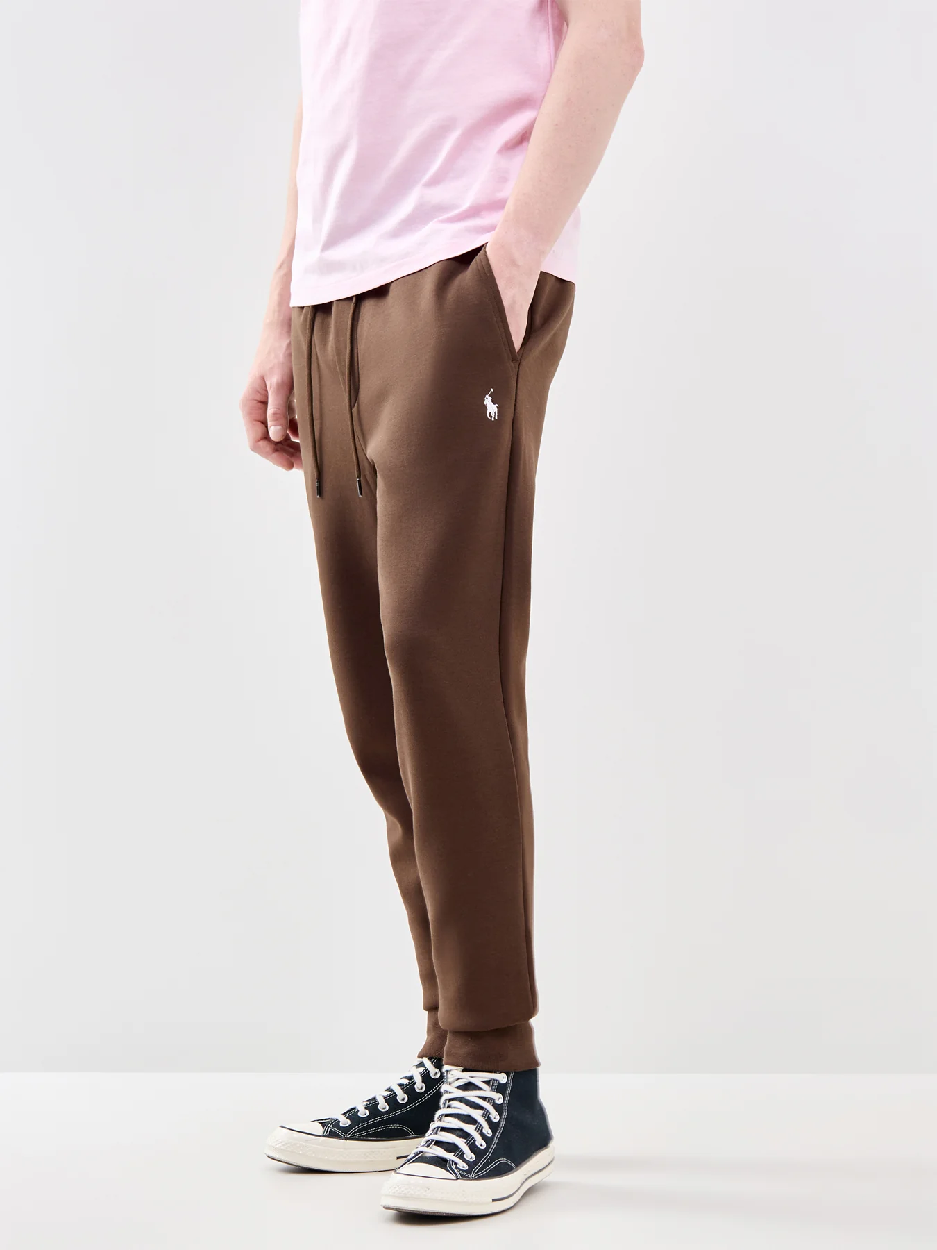 Double Knit Sweatpants Brown - Image 4