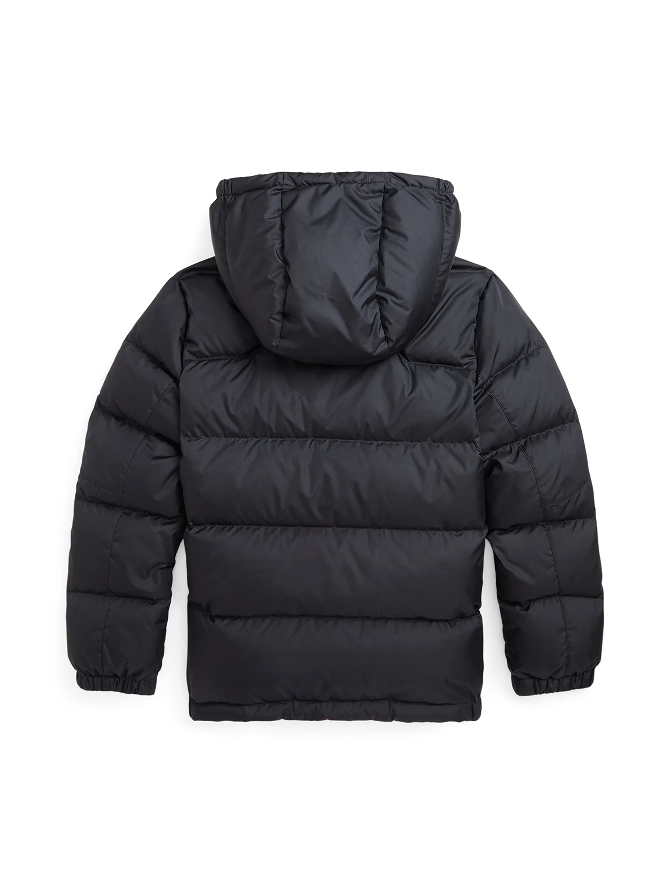 Boys Black Hooded Jacket - Image 3