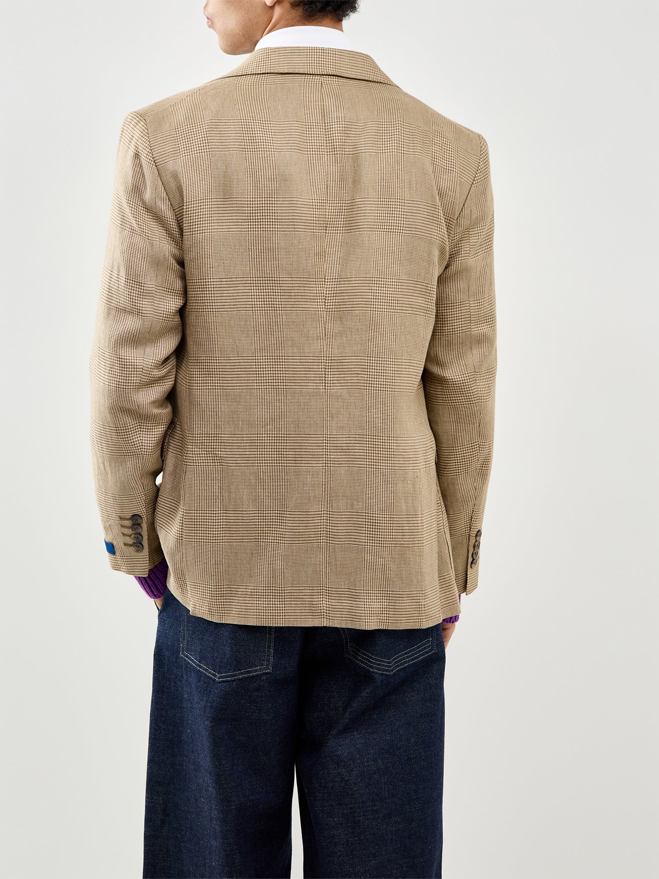 Glenplaid Blazer Brown - Image 5
