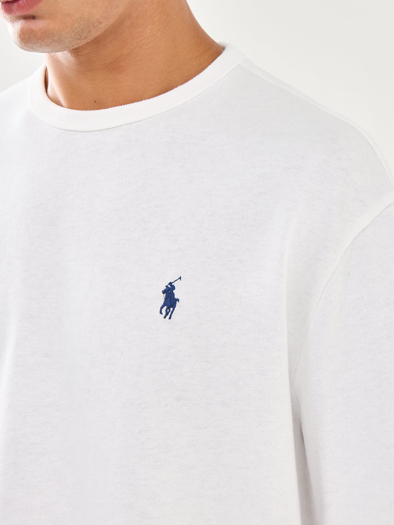 Heavy Jersey Long Sleeves Tee White - Image 3