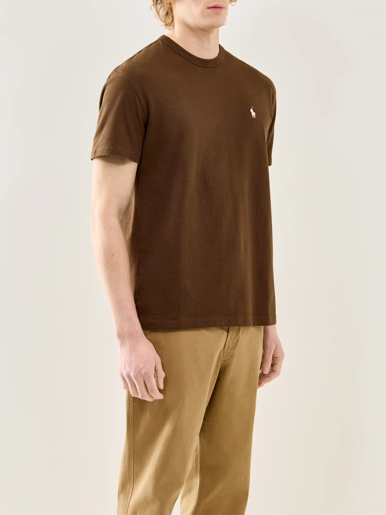Heavy Jersey Crew Neck Tee Dark Beech - Image 4