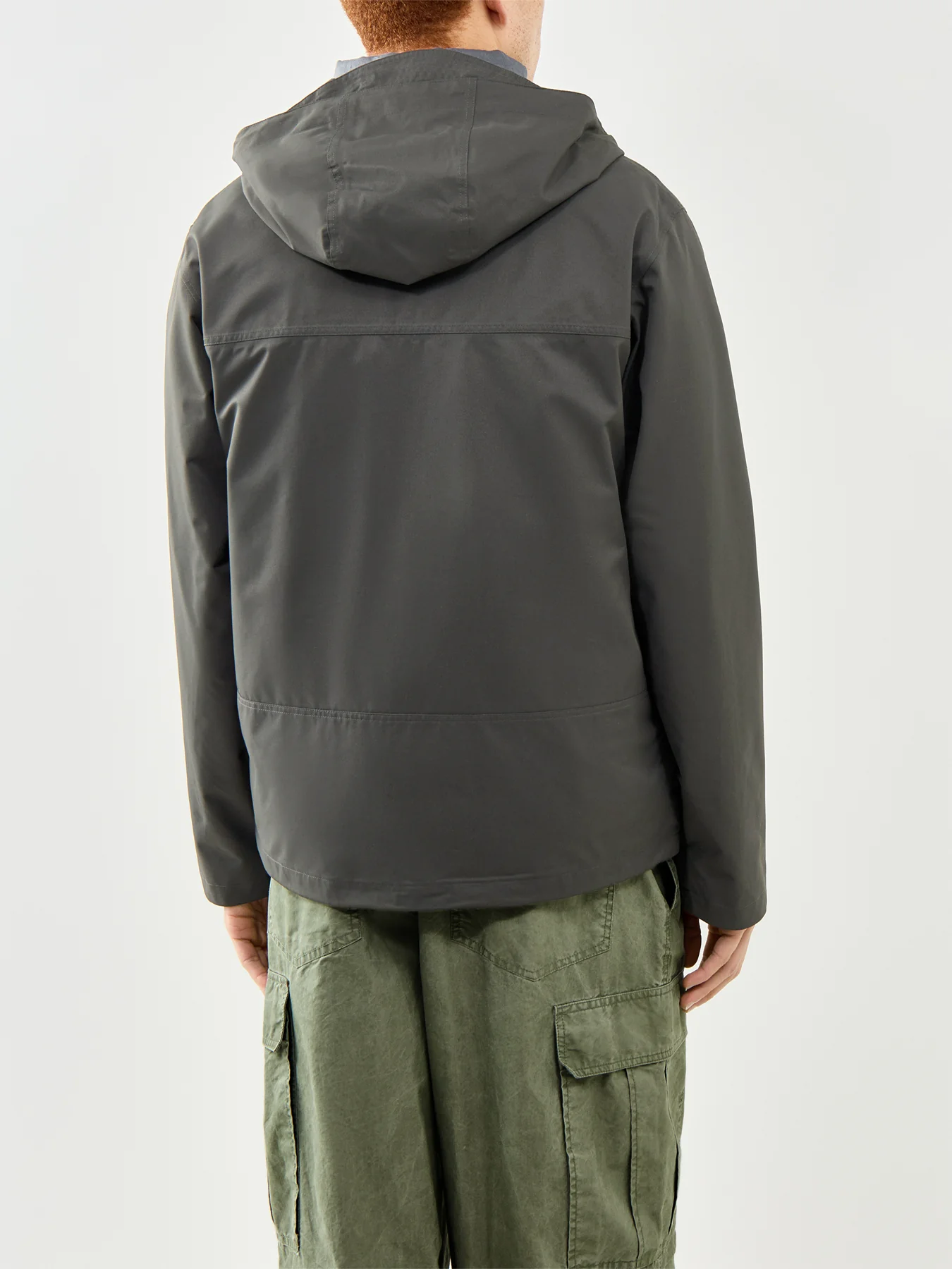Hooded Padded Jacket Grey - Image 5