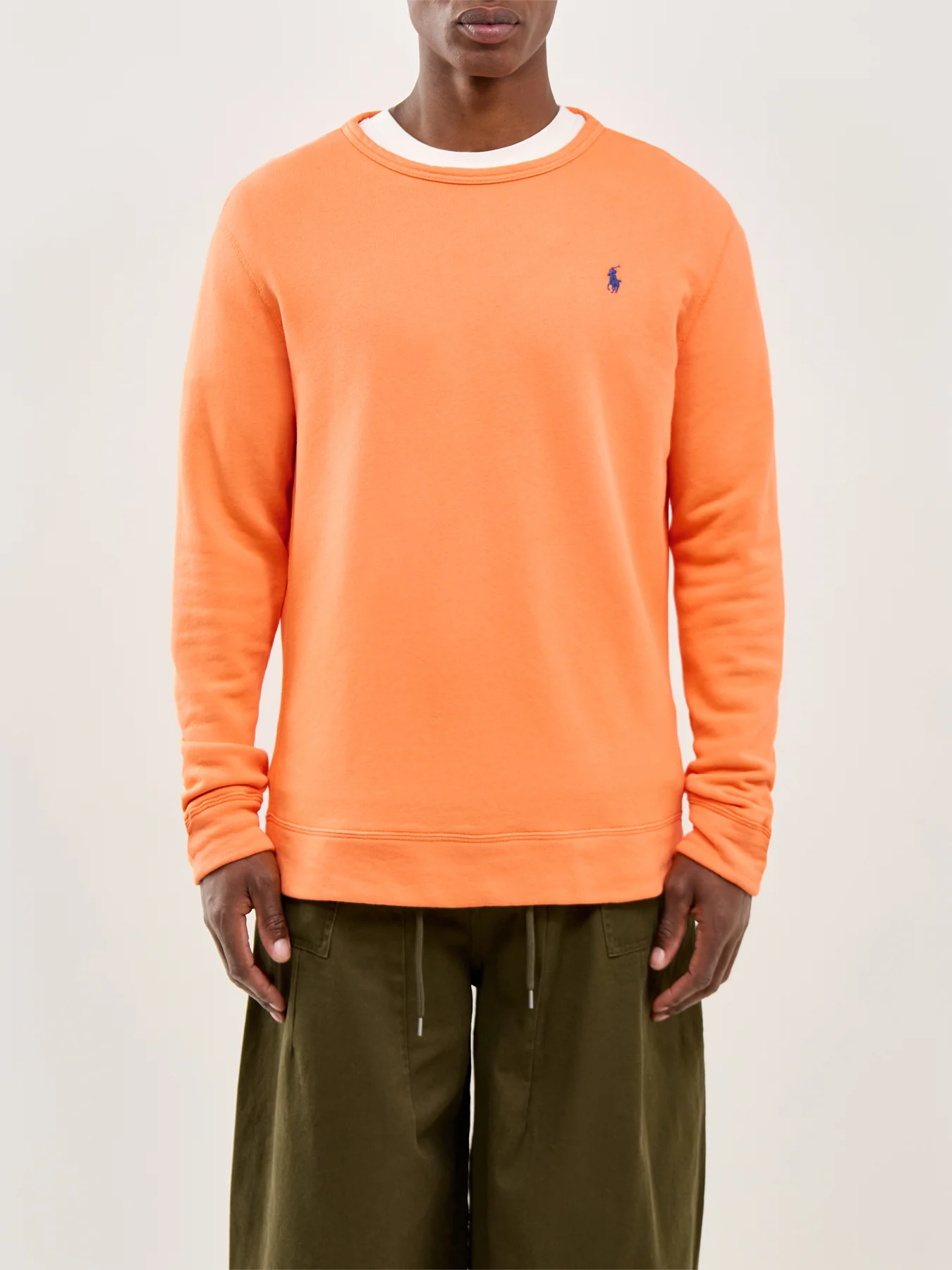 Island Terry Crew Sweat Orange - Image 4