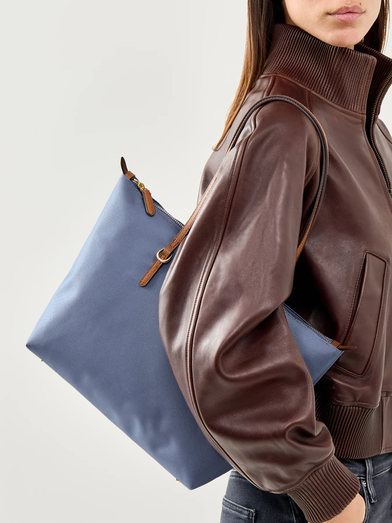 Keaton 26 Medium Tote Bag Blue - Image 2