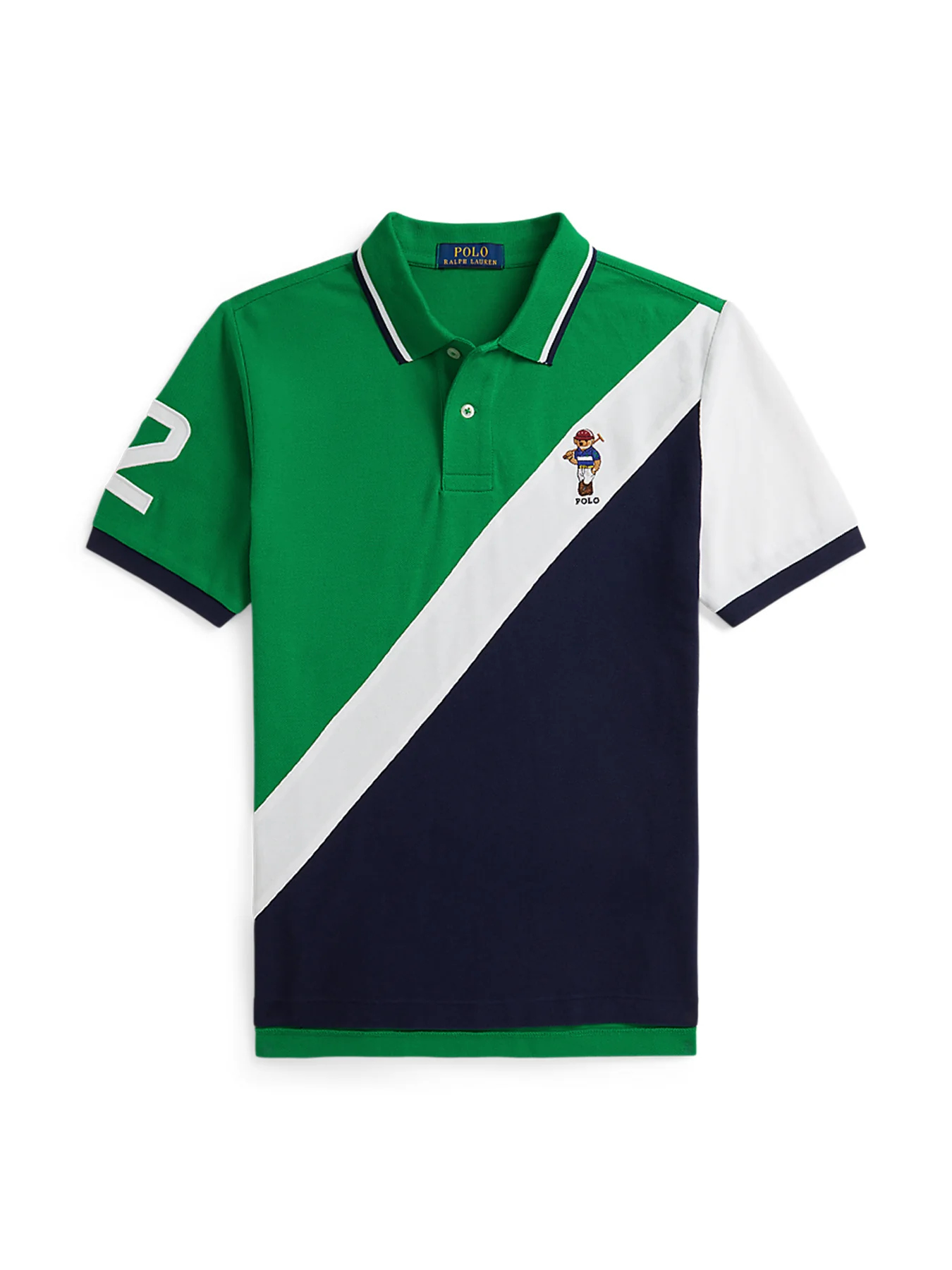 Kids’ Bear Cruise Knit Polo Shirt Multi - Image 7