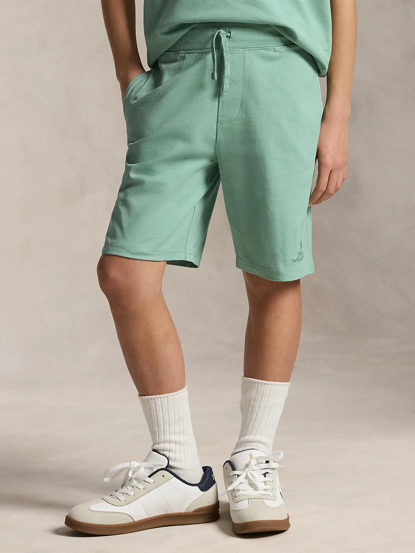 Kids’ Knit Shorts Blue - Image 12