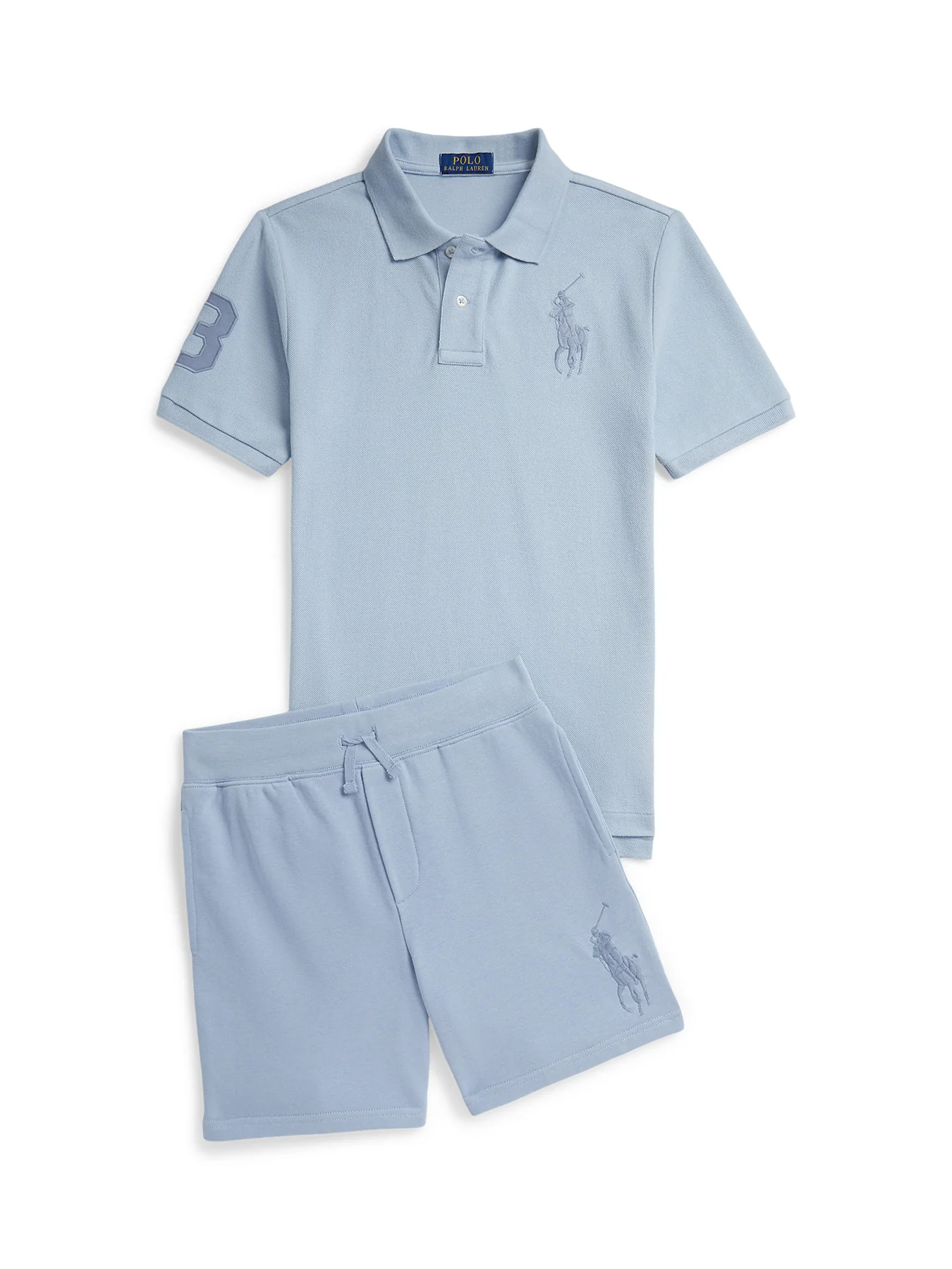 Kids’ Knit Shorts Blue - Image 7