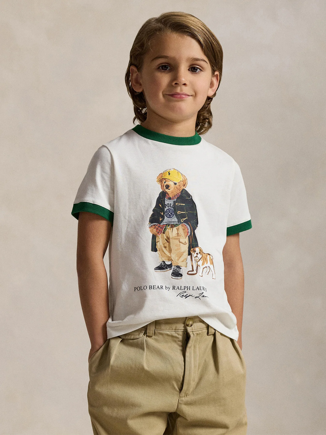 Kids’ Bear Knit Cotton T-Shirt Multi - Image 3