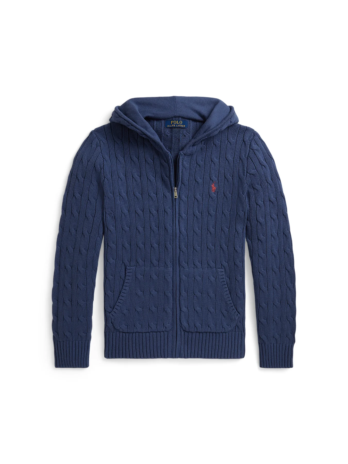 Full Zip Hoodie Navy - Image 3