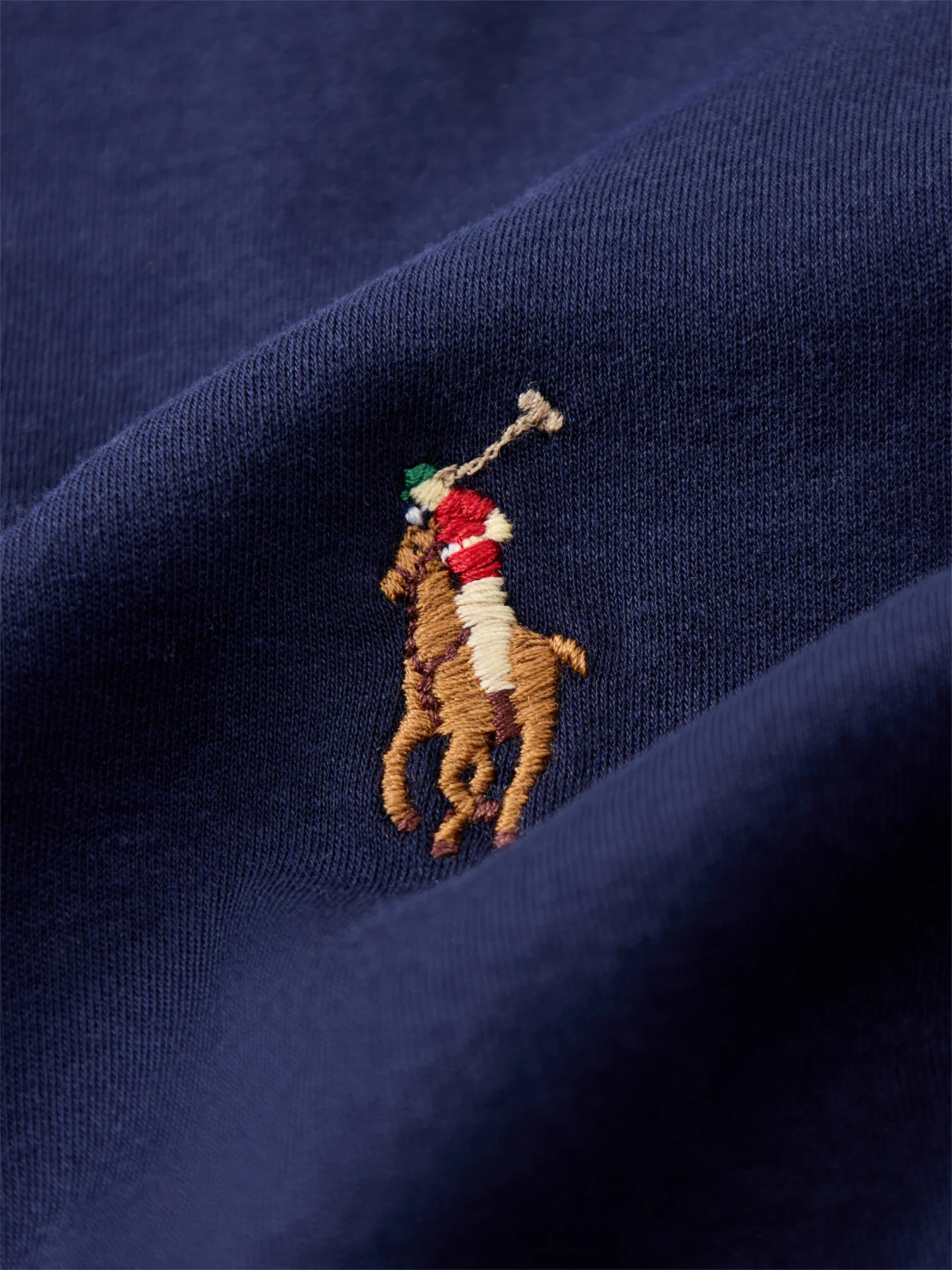 Pima Cotton Short Sleeve T-Shirt French Navy - Image 4