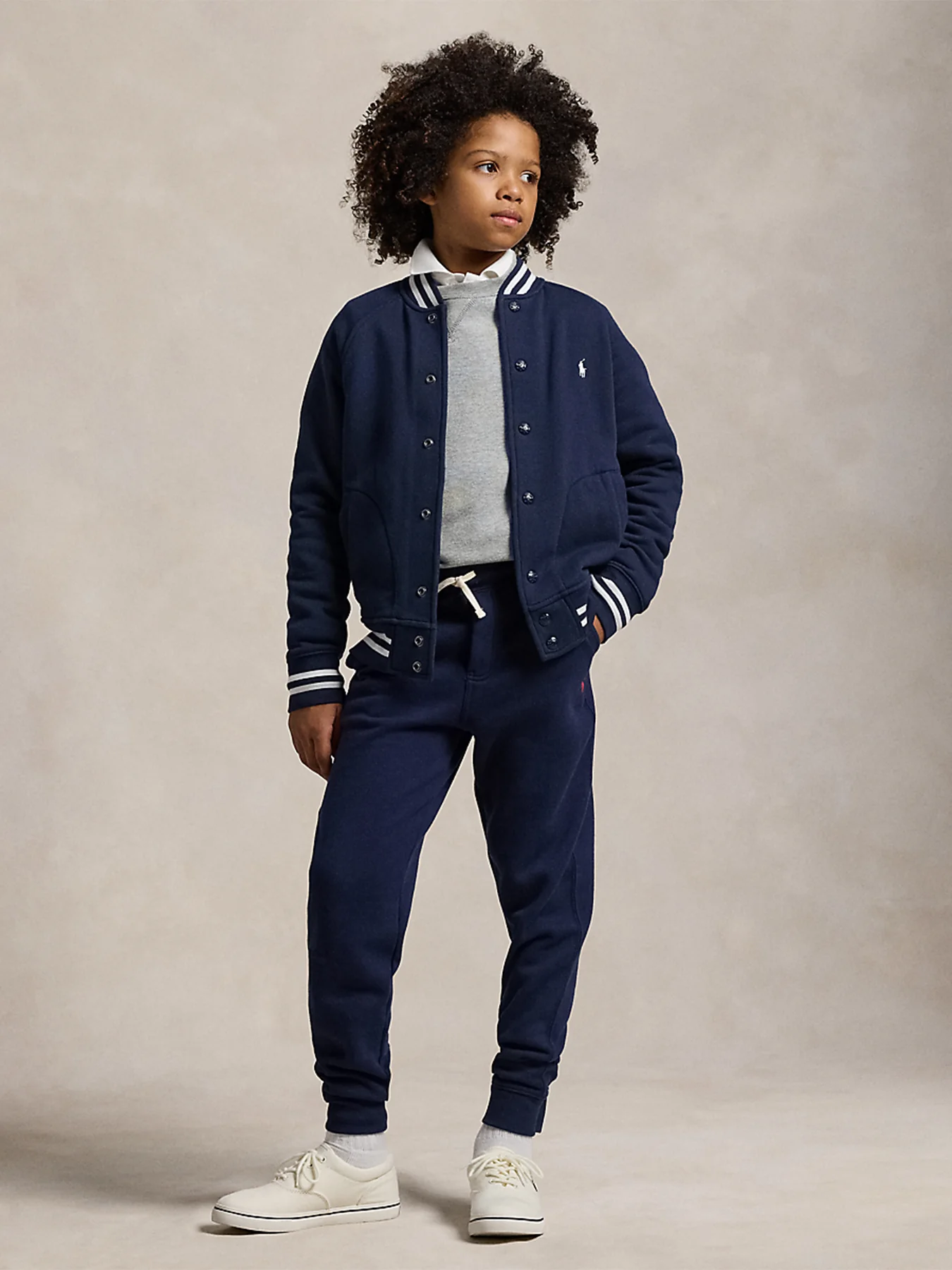 Raglan Bomber Jacket Navy - Image 2