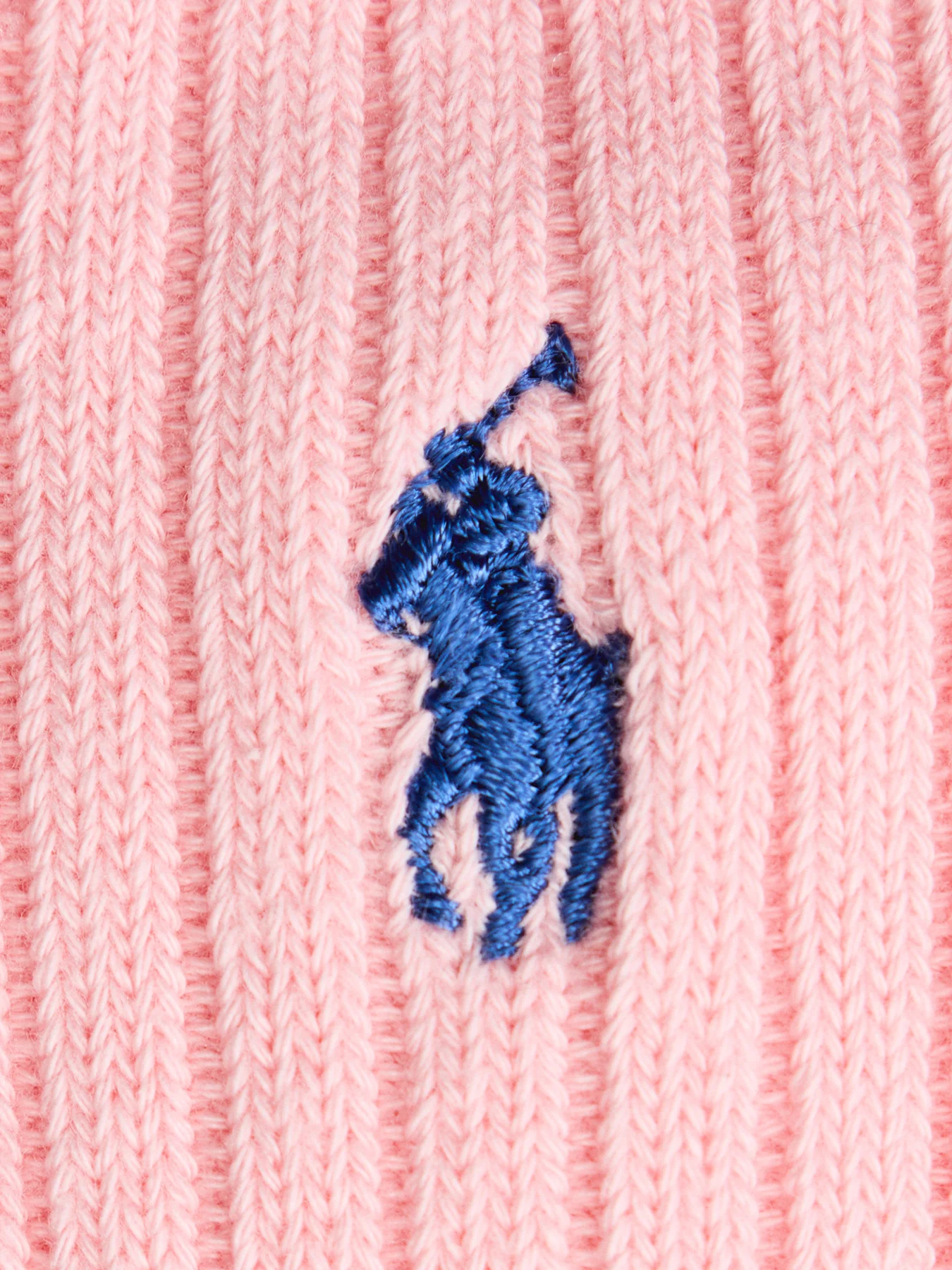 Rib Crew Socks Pink - Image 2