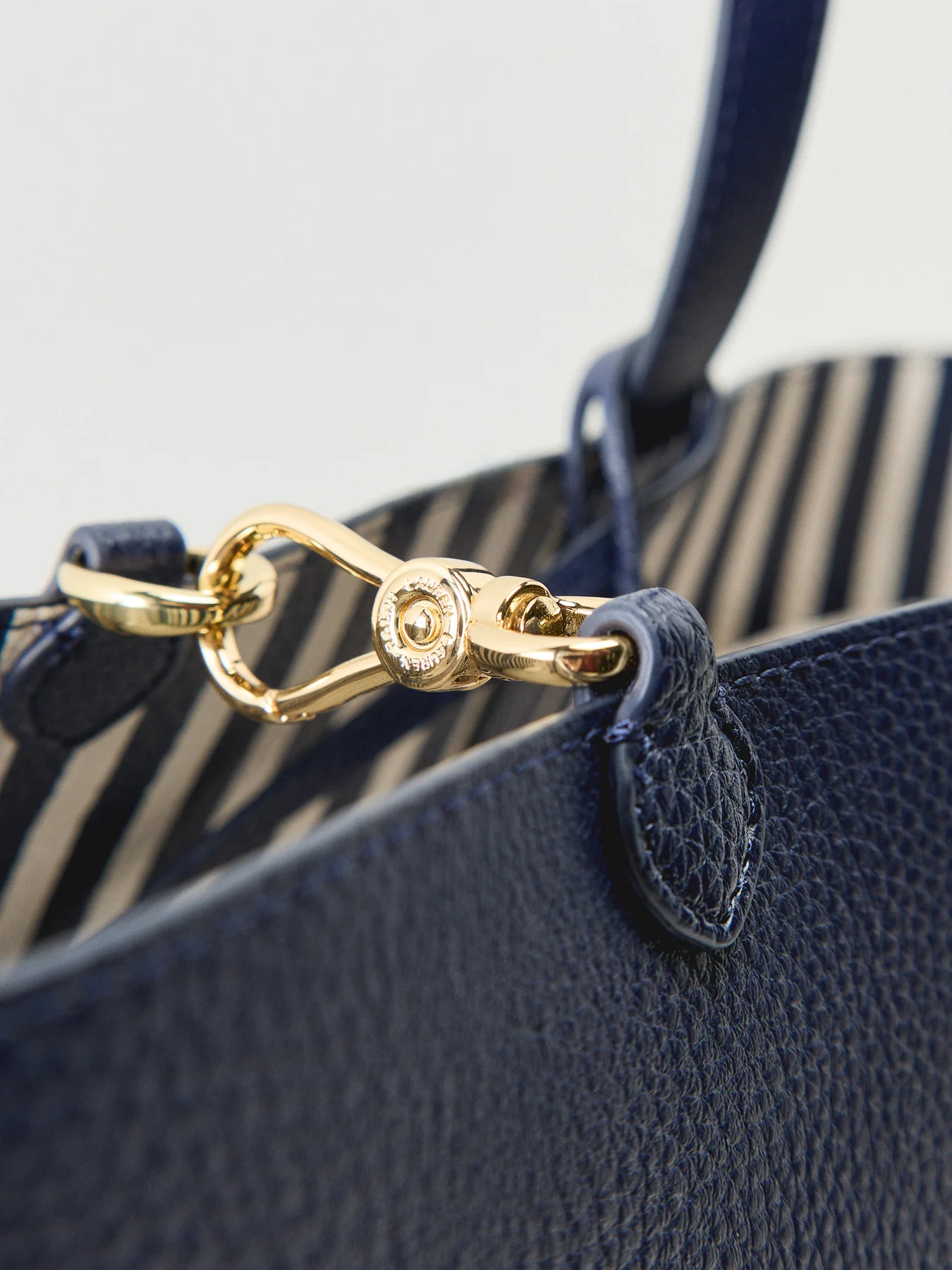Reversible Medium Tote Bag Navy - Image 5