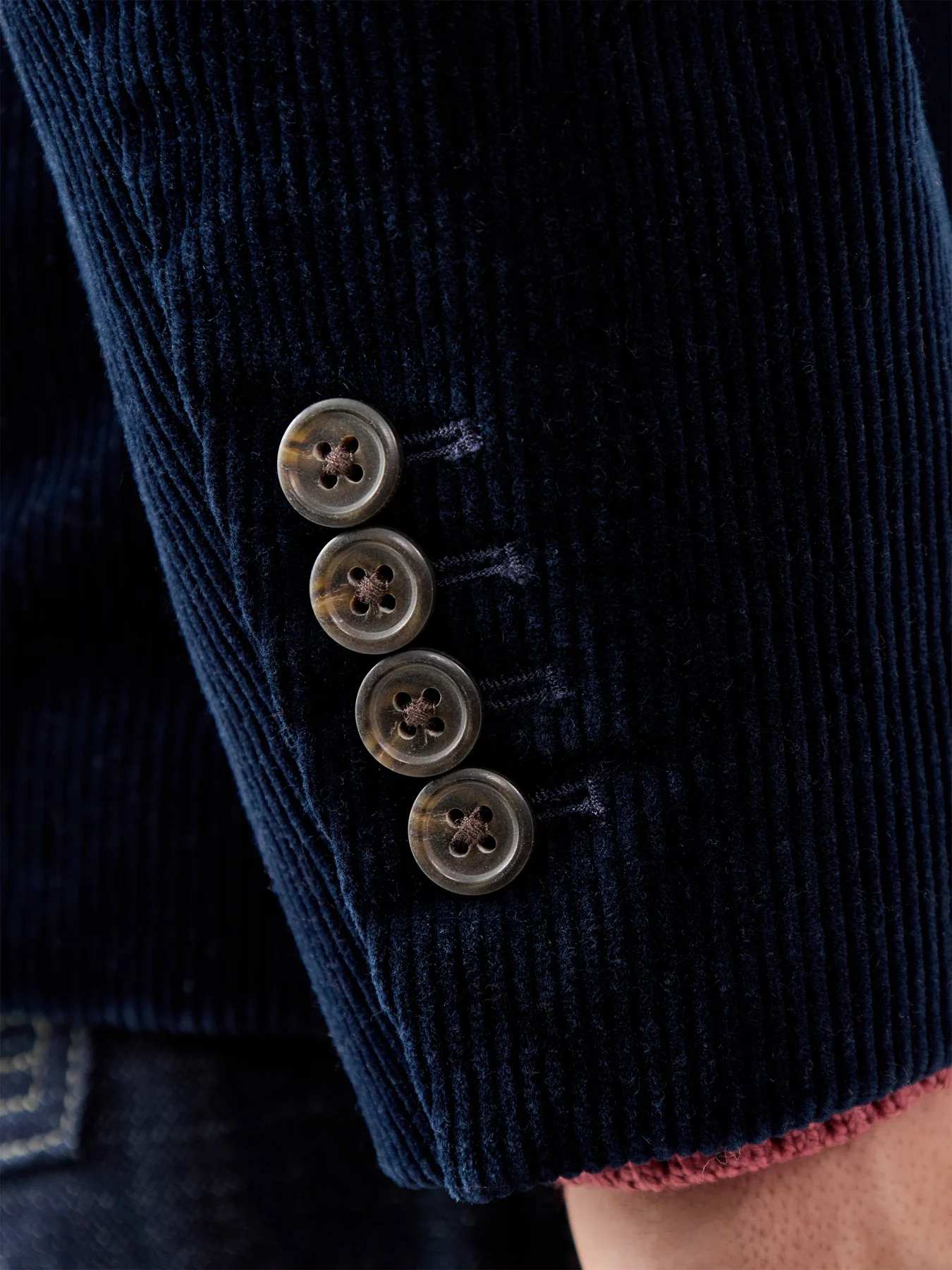 Single Brest Cord Blazer - Image 3