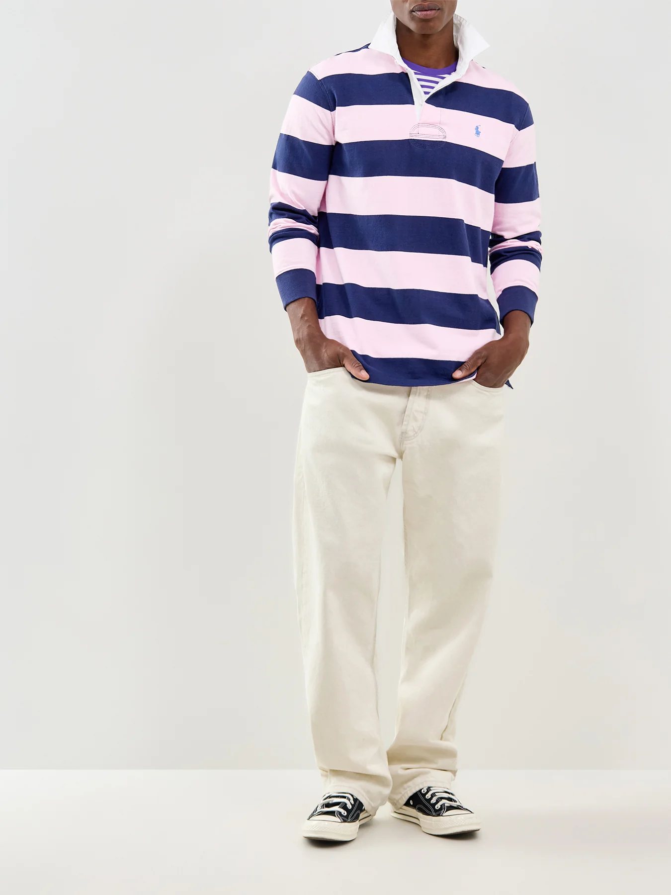Stripe Rugby Shirt - Image 2