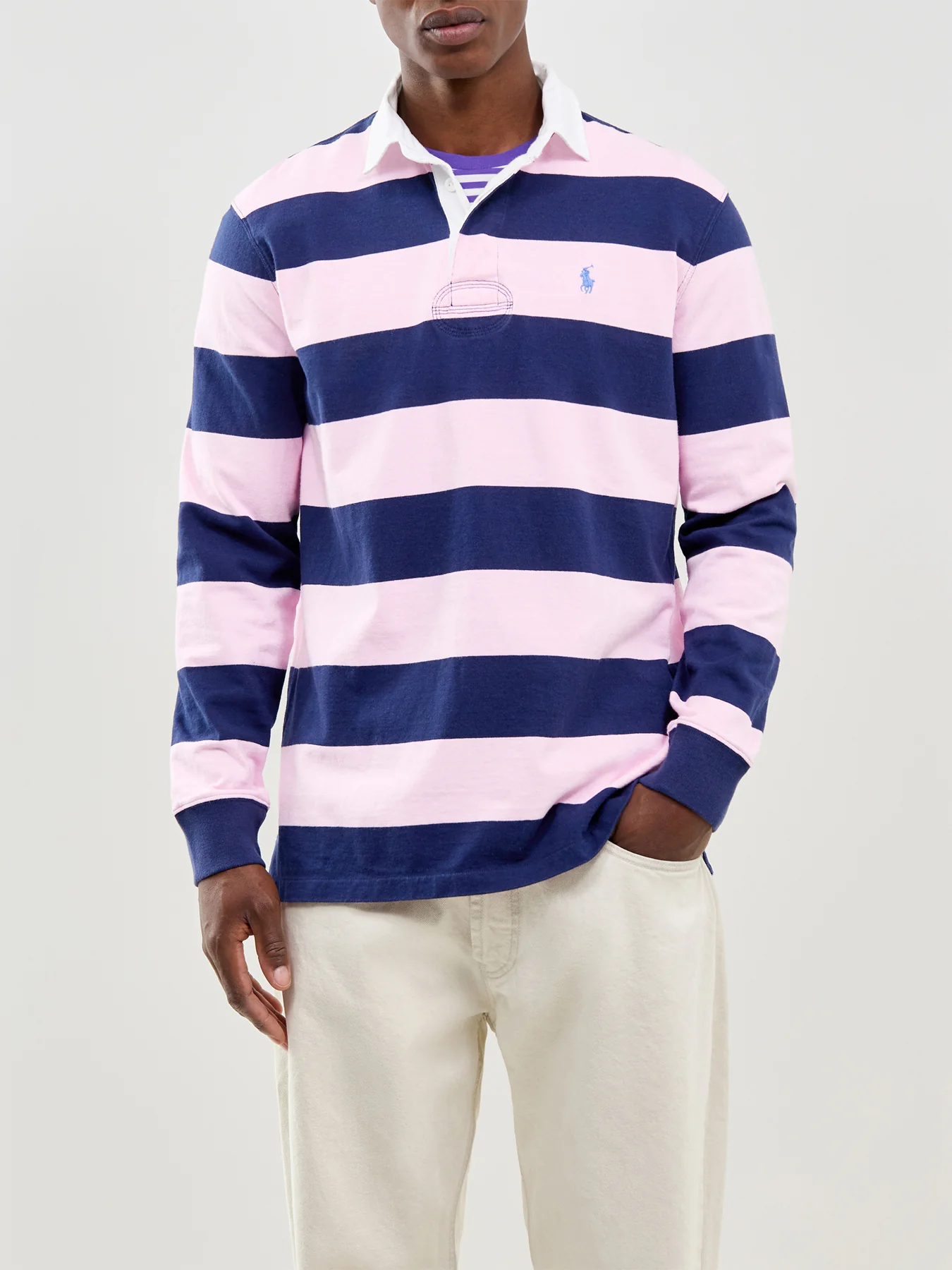 Stripe Rugby Shirt - Image 3