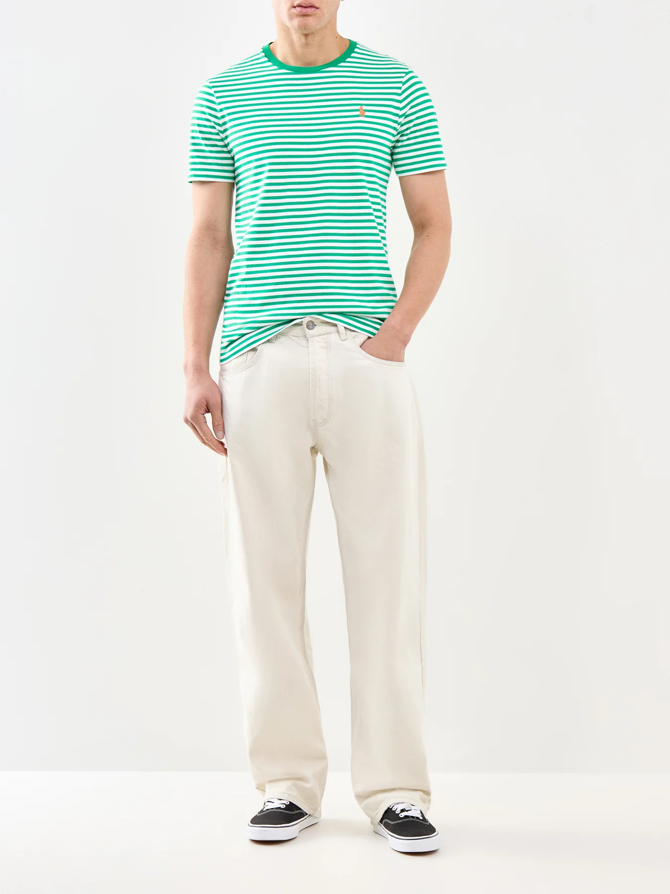 Stripe T-Shirt Green - Image 2