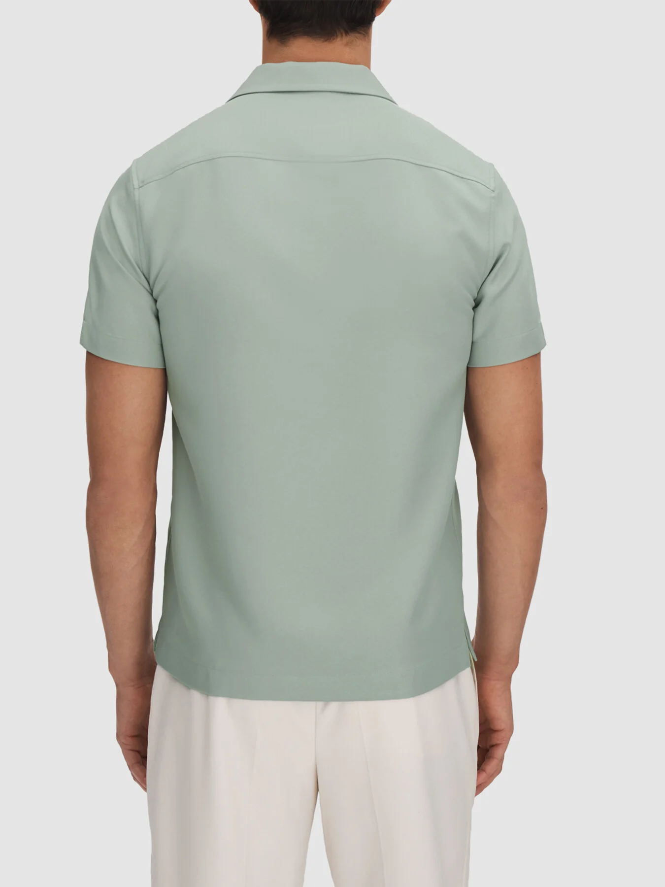 Tokyo Cuban Collar Button-Through Shirt - Image 2