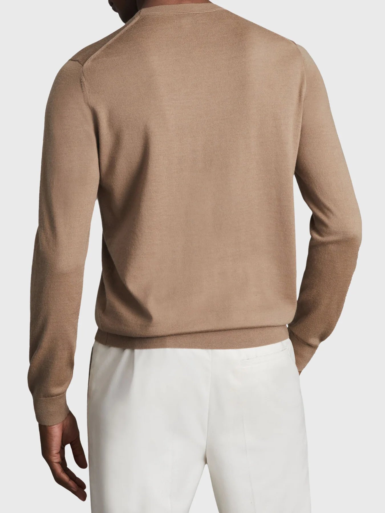 Wessex Merino Wool Crew Neck Jumper - Image 2